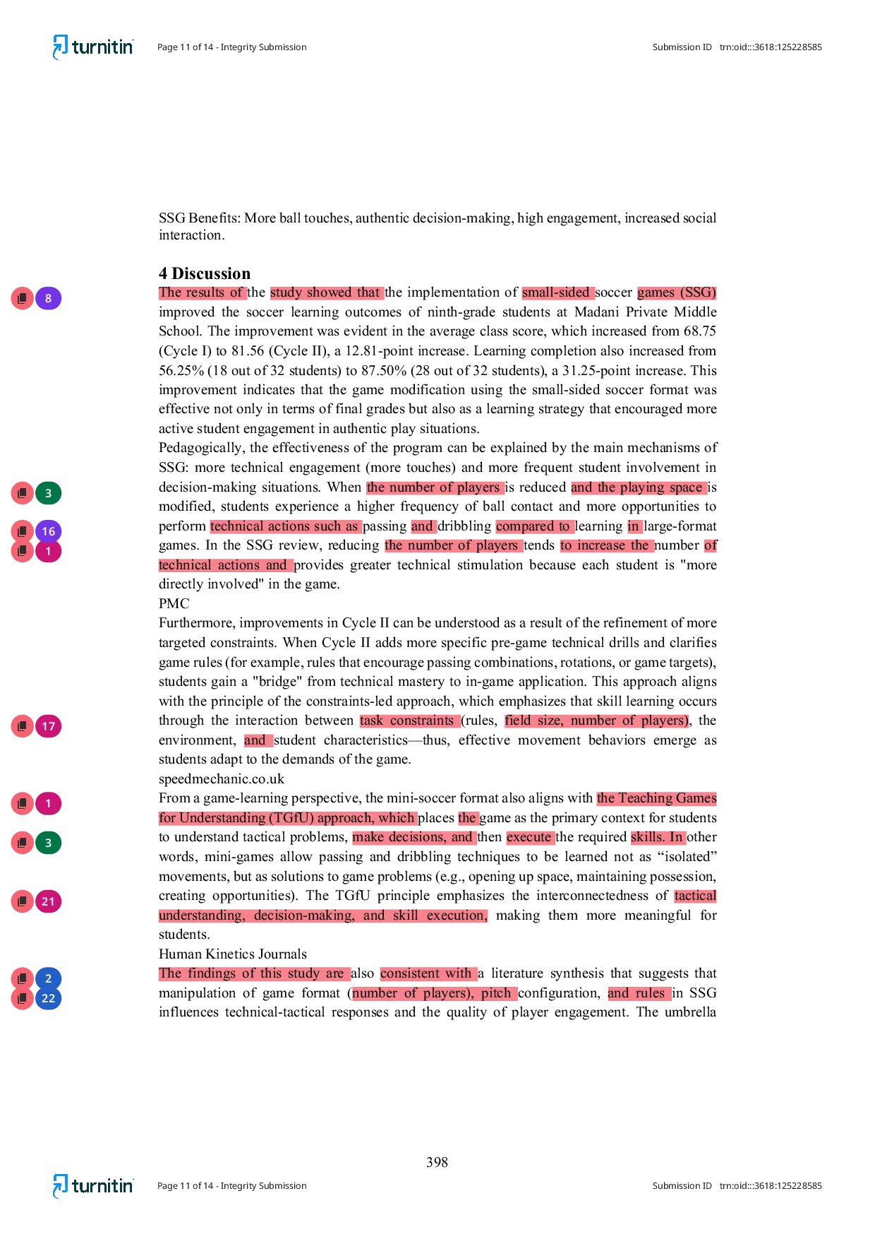 JURIS Strategy for Improving Football Learning Outcomes Through the Implementation of Mini Football Games in Junior High School Students