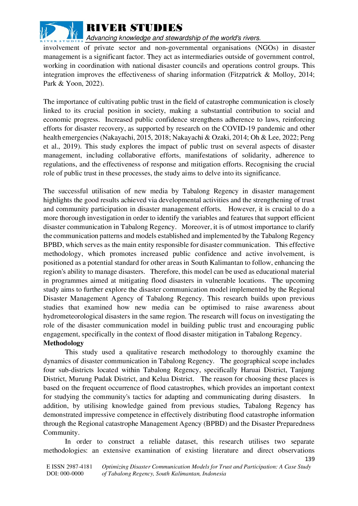 JURIS Optimizing Disaster Communication Models for Trust and Participation