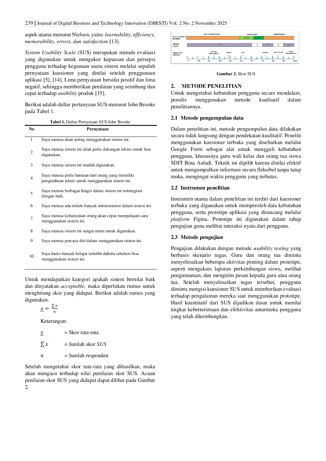 JURIS Implementasi UI UX Aplikasi Mobile Teepties untuk Monitoring Perkembangan Siswa SDIT Bina Auladi Menggunakan Metode Design Thinking