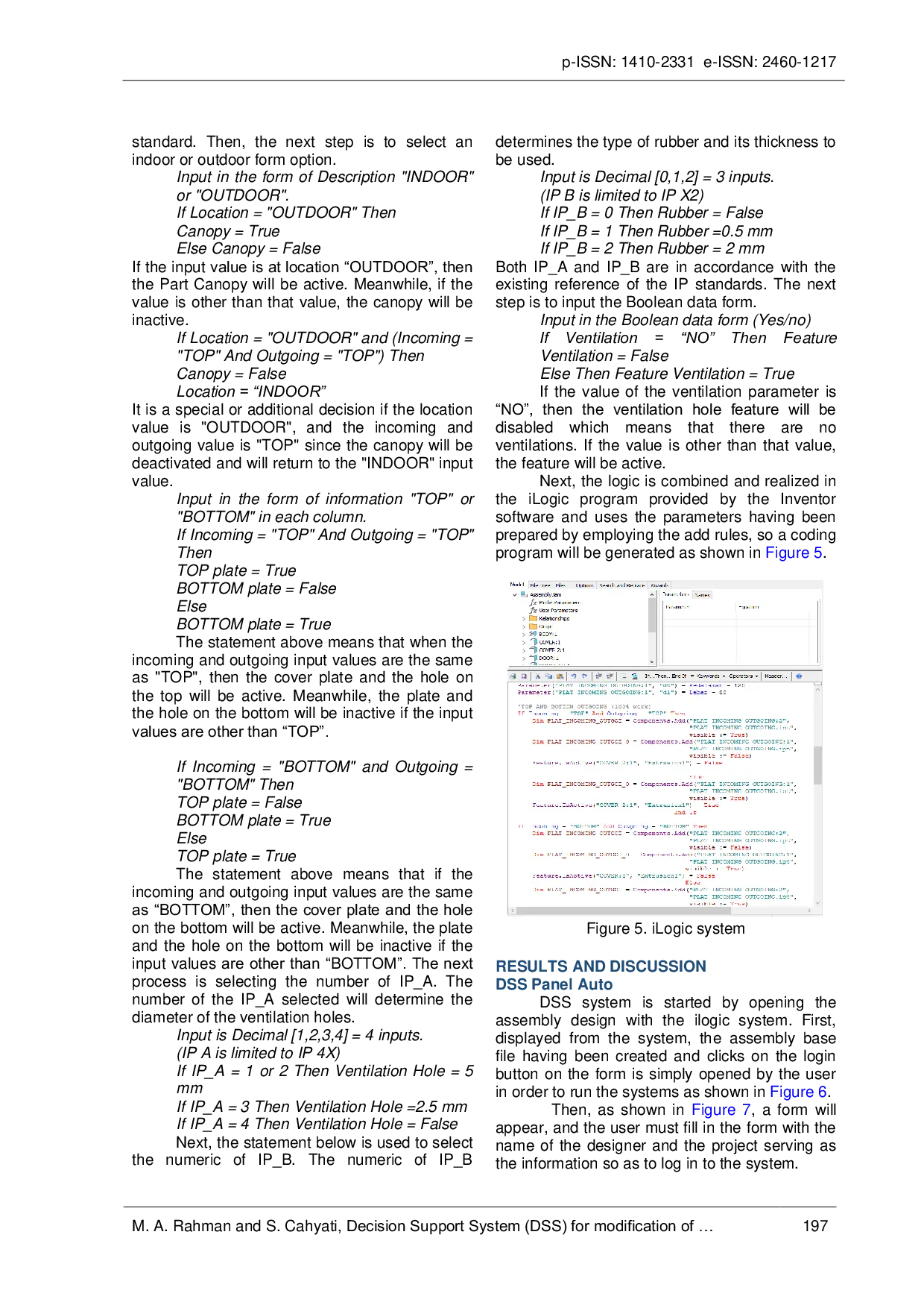 JURIS Employing a Decision Support System DSS application system to modify a non standard wall mounting electrical panel using a 3D CAD modelling