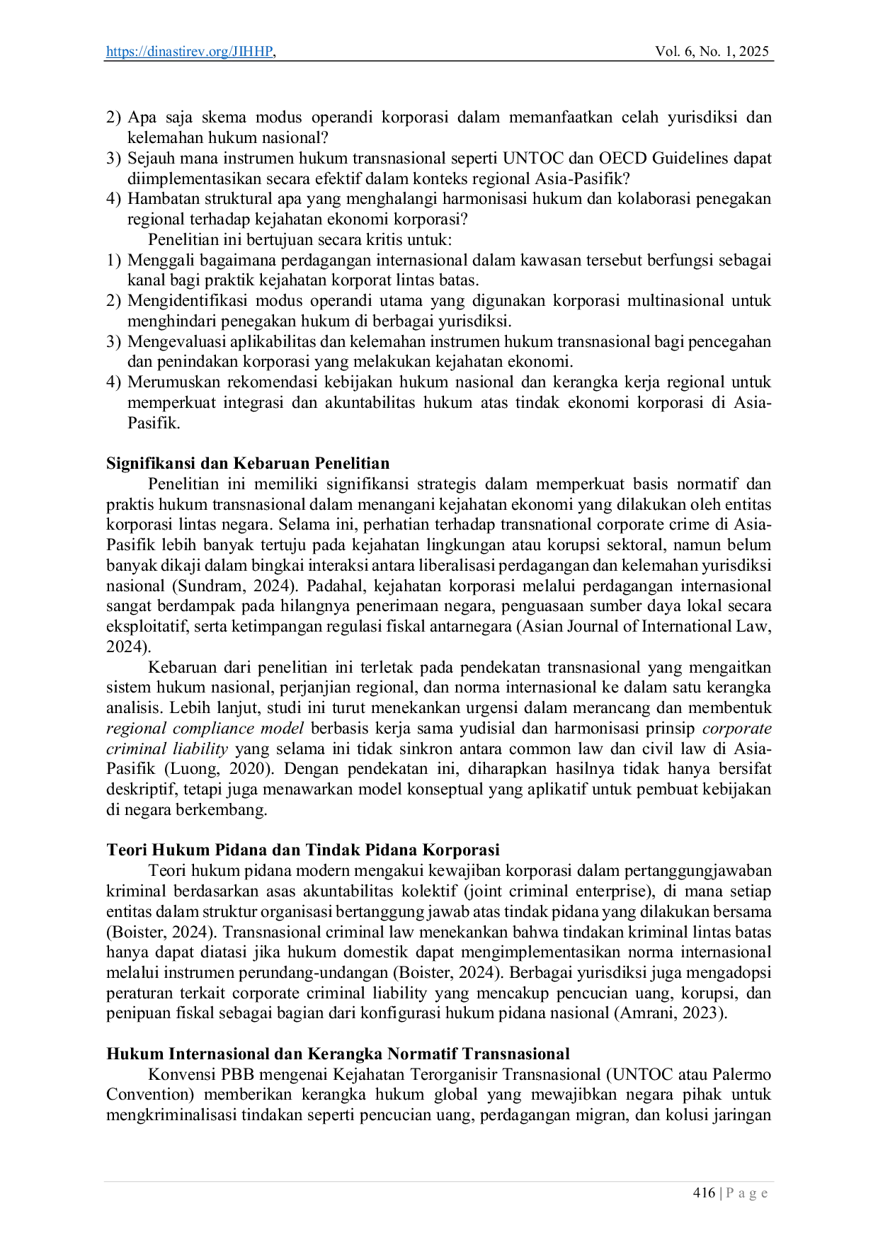 JURIS Perdagangan Internasional sebagai Jalur Kejahatan Ekonomi Korporasi Studi Regional Asia Pasifik dalam Perspektif Hukum Transnasional