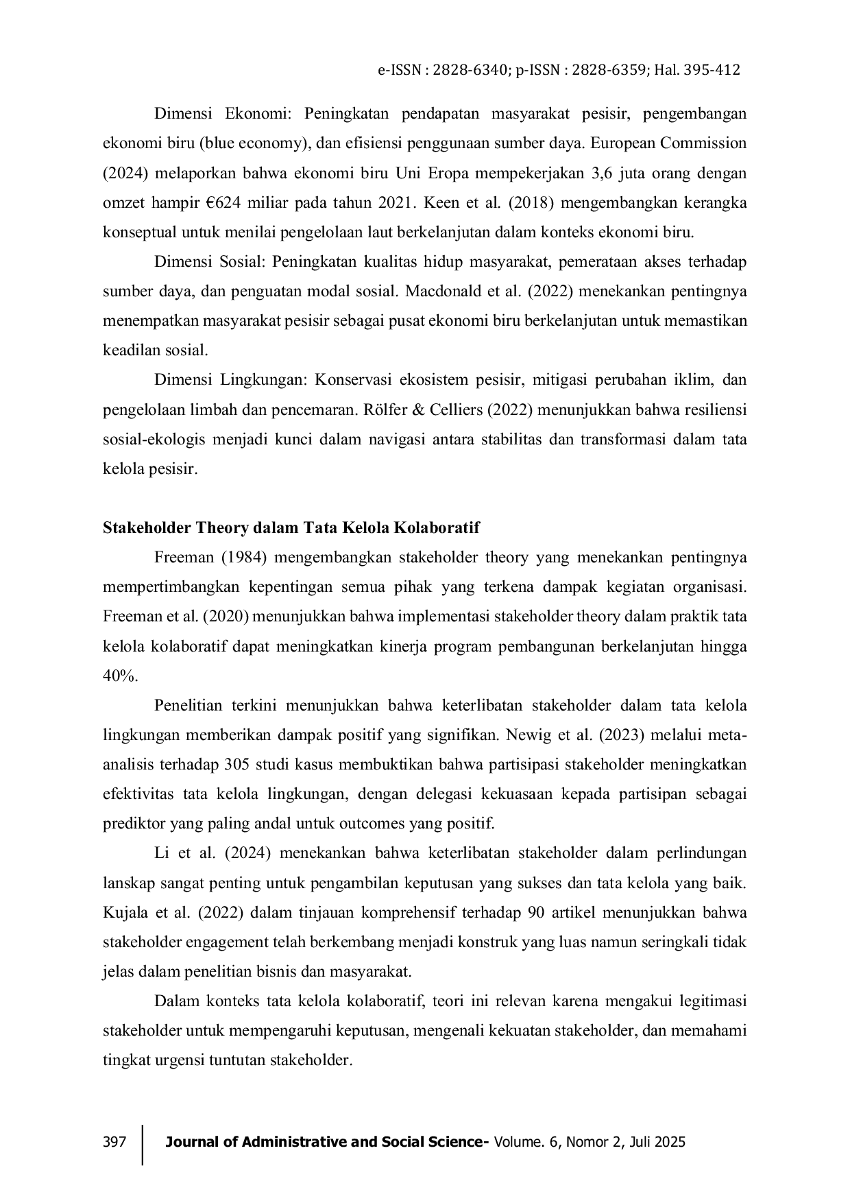 JURIS Pengaruh Tata Kelola Kolaboratif Terhadap Keberhasilan Program Pembangunan Berkelanjutan Di Kawasan Pesisir Makassar