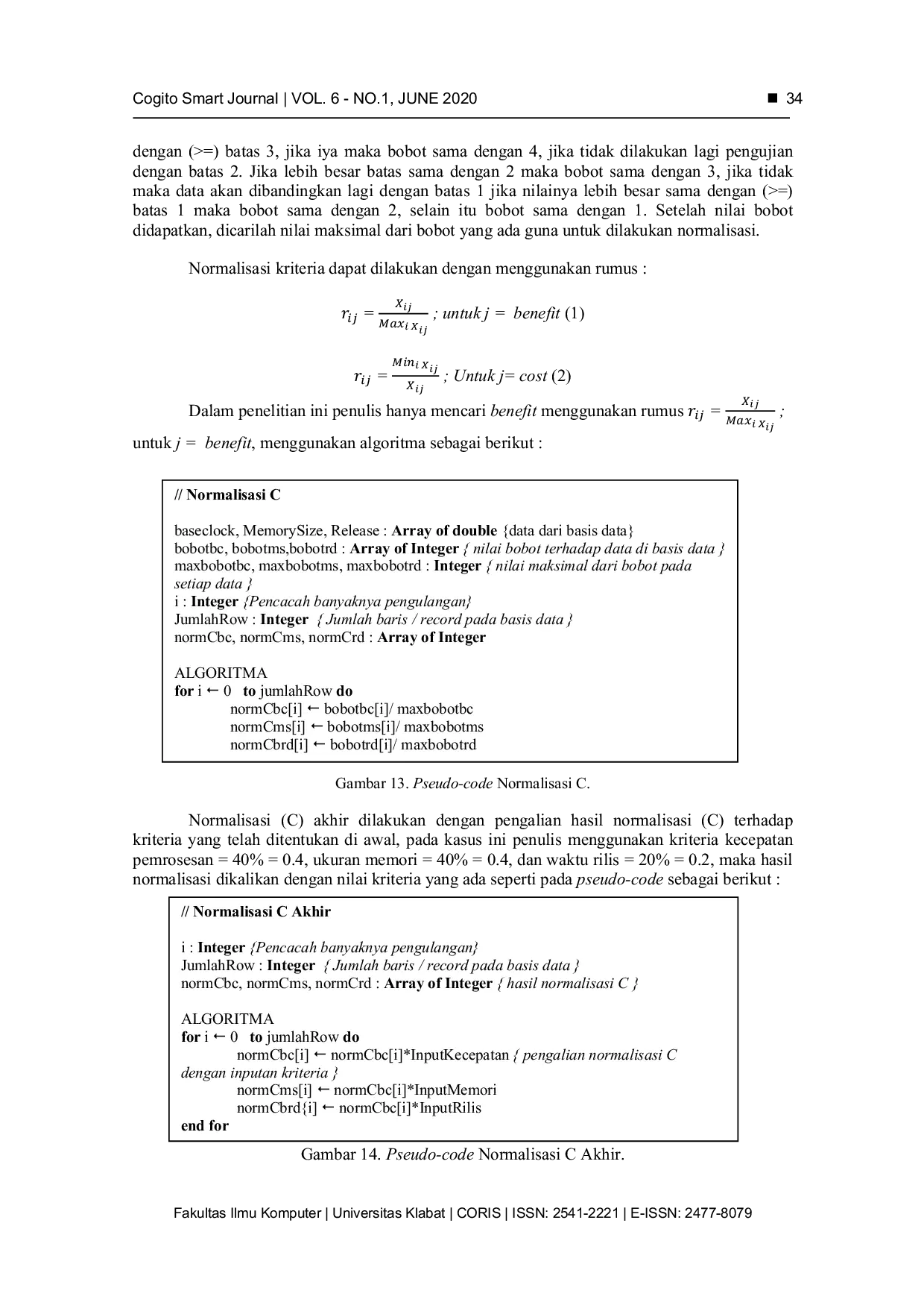 JURIS Pemilihan Graphics Processing Unit Nvidia dan AMD Menggunakan Algoritma Simple Additive Weighting