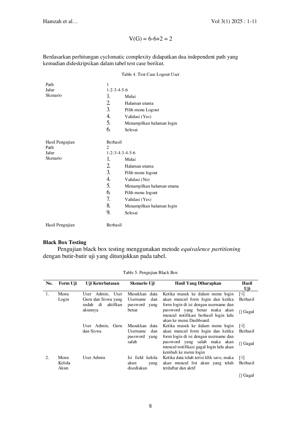 JURIS Testing of Web Based Learning Media Information Systems with White Box and Black Box Testing