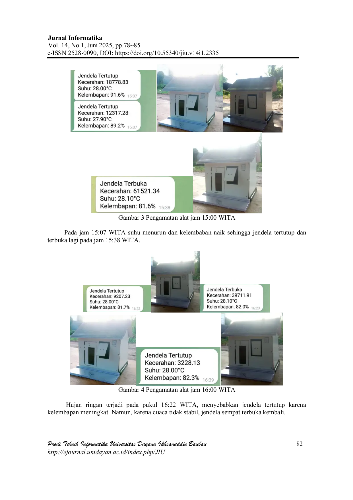 JURIS Prototipe Sistem Otomatis Pengendali Jendela Rumah Berbasis IoT dengan Antarmuka Telegram