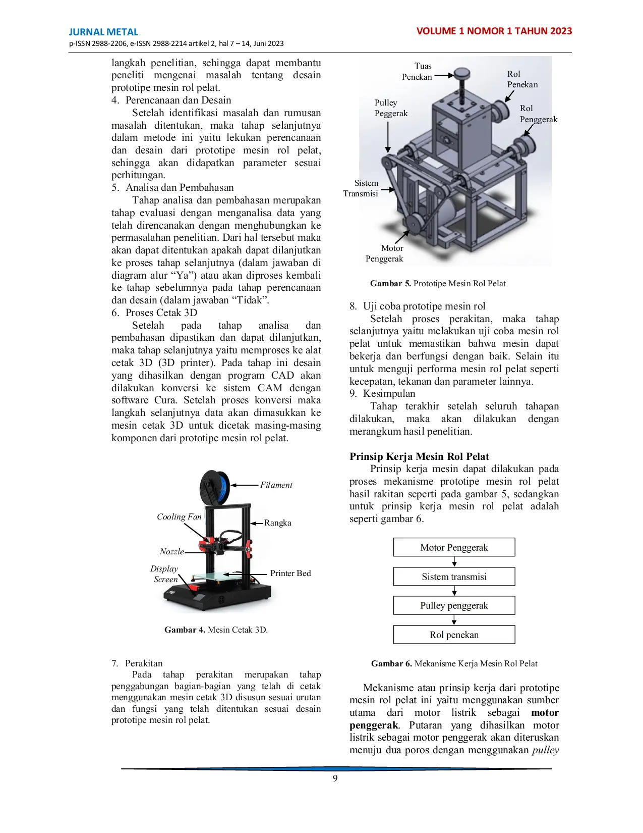 JURIS Prototype Design Of Plate Roller Machine