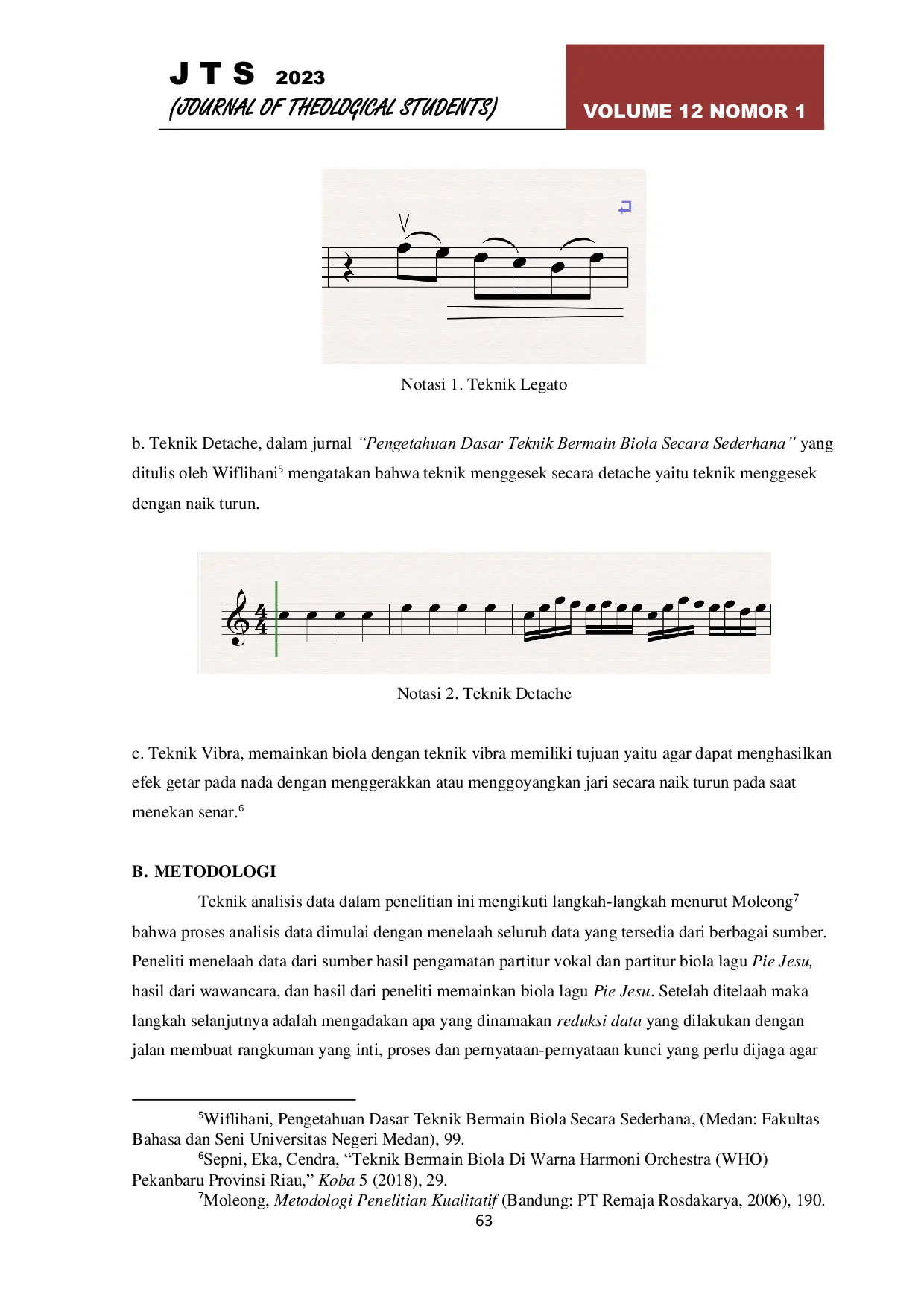 JURIS Analisis Teknik Permainan Biola Pada Lagu Pie Jesu Karya Andrew Lloyd Webber