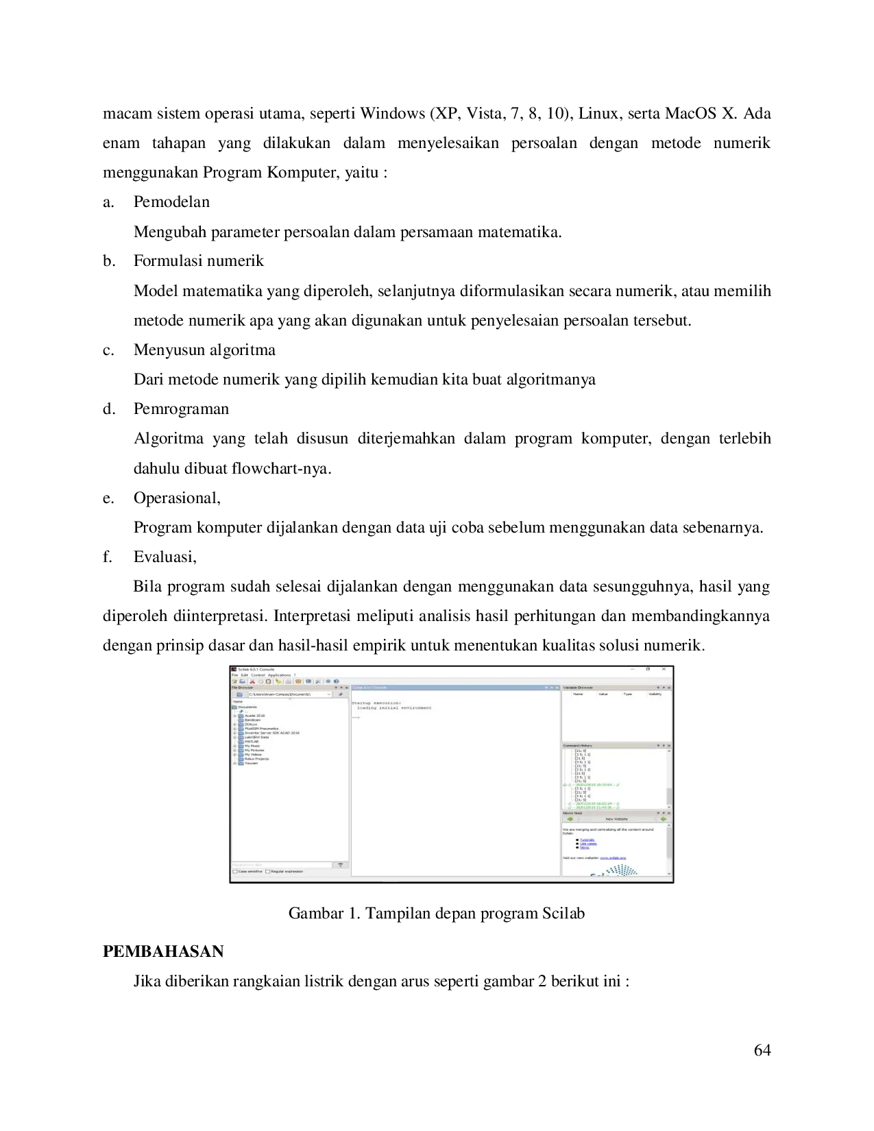 JURIS Implementasi Metode Numerik Pada Rangkaian Listrik Menggunakan Scilab