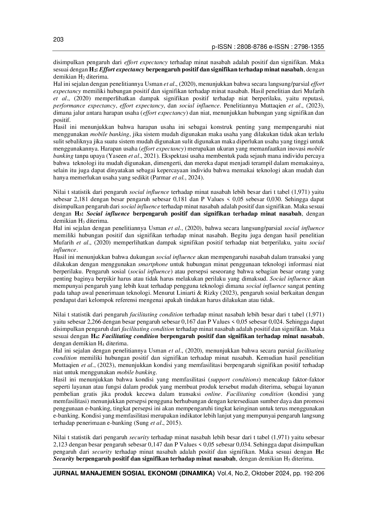 JURIS Analisis Efektivitas Penerapan Mobile Banking Livin Dalam Menarik Minat Nasabah Studi Pada Bank Mandiri KCP Solo Slamet Riyadi