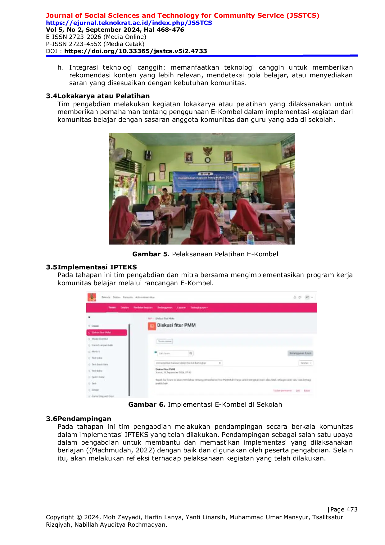 JURIS Pendampingan Komunitas Belajar Mini Produktif SDN Kolpajung 2 Pamekasan Melalui E Kombel Sebagai Upaya Mewujudkan Ekosistem Pendidikan Inklusif