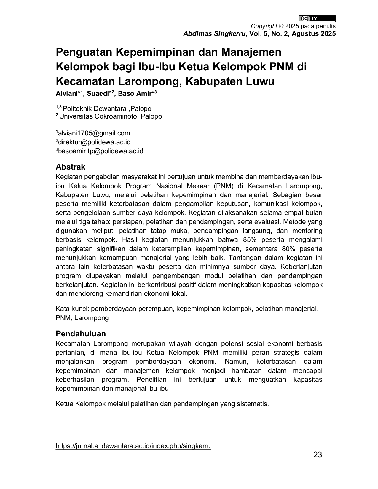 JURIS Penguatan Kepemimpinan dan Manajemen Kelompok bagi Ibu Ibu Ketua Kelompok PNM di Kecamatan Larompong Kabupaten Luwu