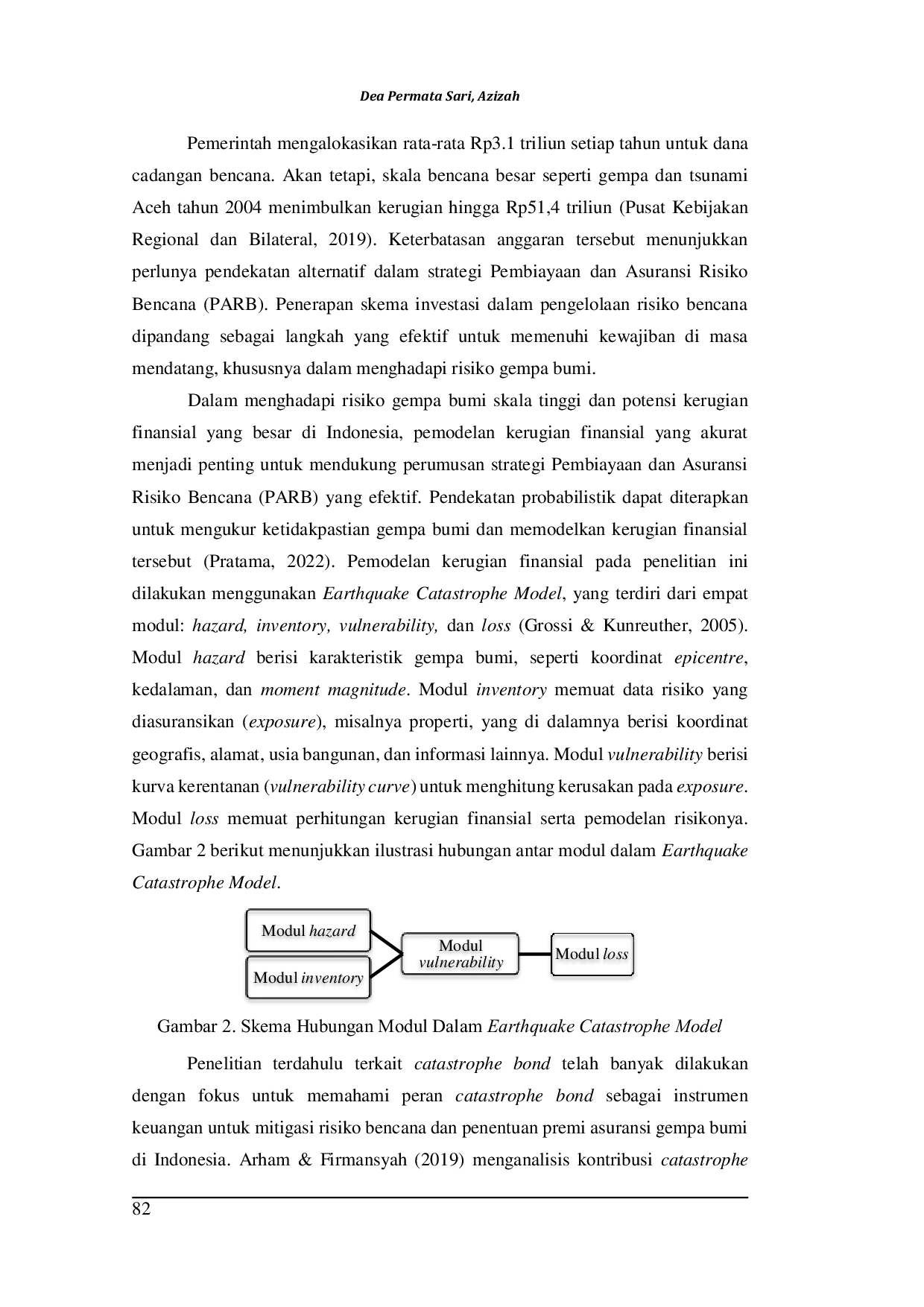 JURIS Pemodelan Risiko Kerugian Akibat Gempa Bumi Studi Kasus Wilayah M7 Megathrust Indonesia