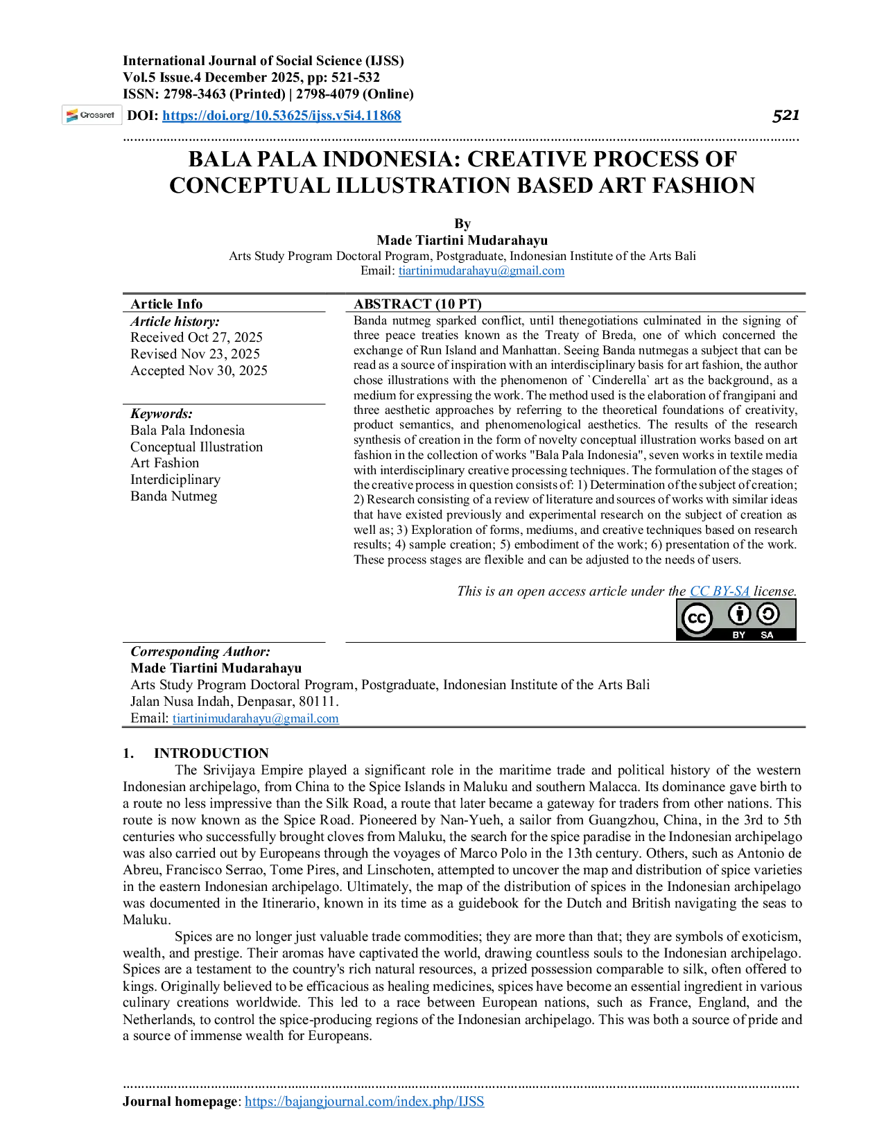 JURIS BALA PALA INDONESIA CREATIVE PROCESS OF CONCEPTUAL ILLUSTRATION BASED ART FASHION