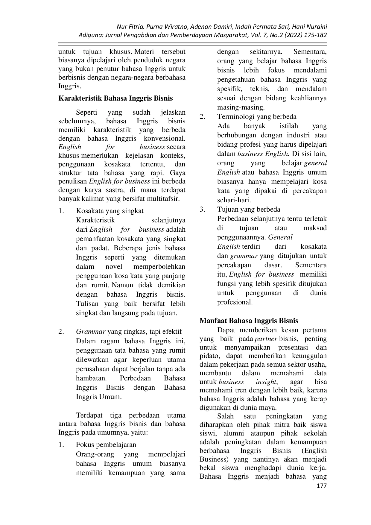 JURIS Workshop Penerapan English Business dalam Dunia Kewirausahaan untuk Siswa SMK di Natar Lampung Selatan 2022