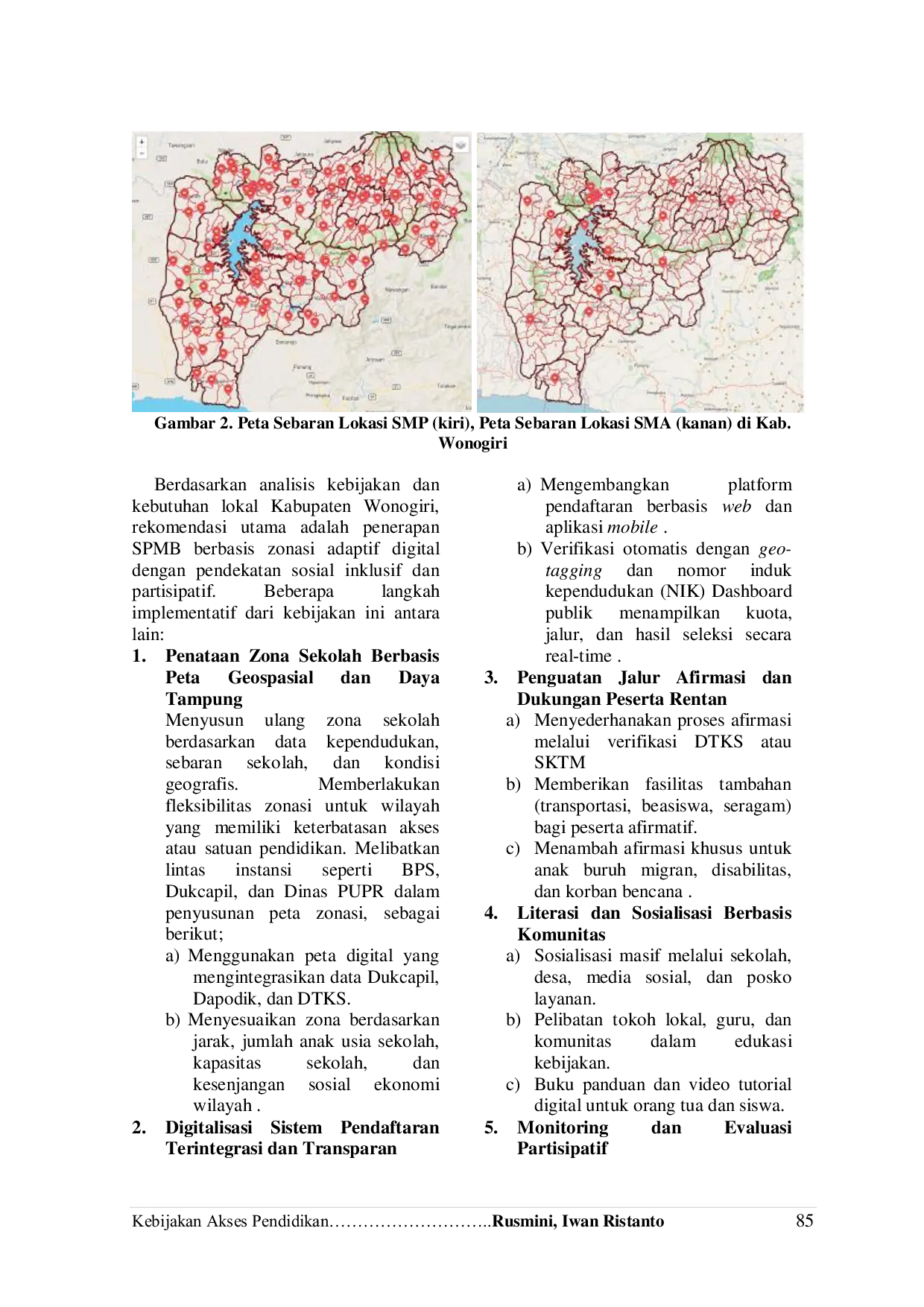 JURIS Kebijakan Akses Pendidikan Melalui Sistem Penerimaan Murid Baru SPMB Kabupaten Wonogiri 2025