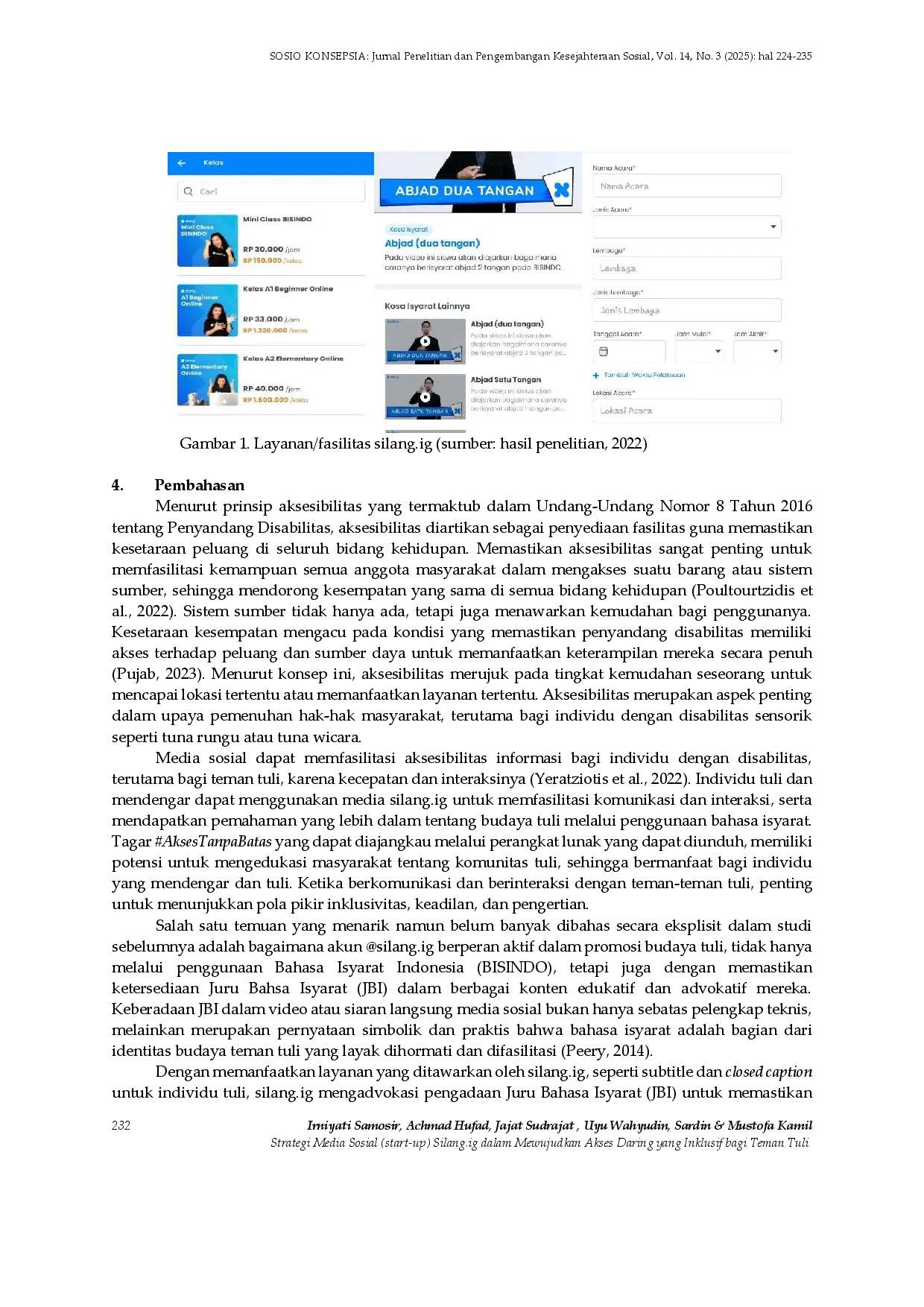 juris Strategi Media Sosial start up Silang ig dalam Menciptakan Akses Daring Ramah Disabilitas Bagi Teman Tuli