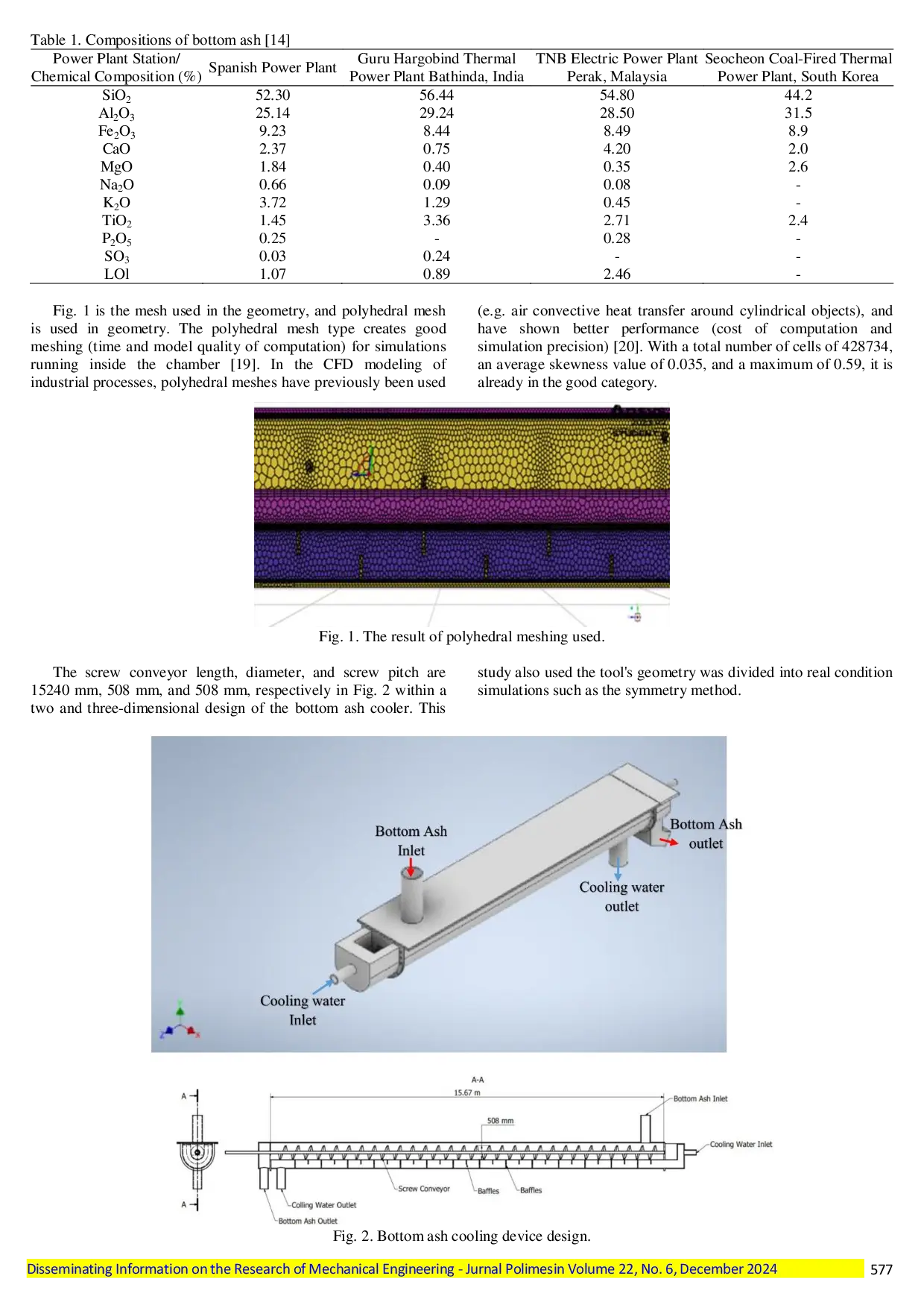 JURIS Pre design of bottom ash cooling using CFD simulation a case study of the coal generator power plant in the PT BEST Tanjung Enim of South Sumatera
