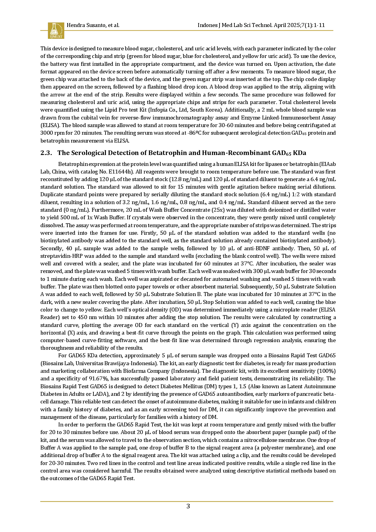 juris Betatrophin A promising biomarker for metabolic syndrome and diabetes mellitus risk screening in teenagers