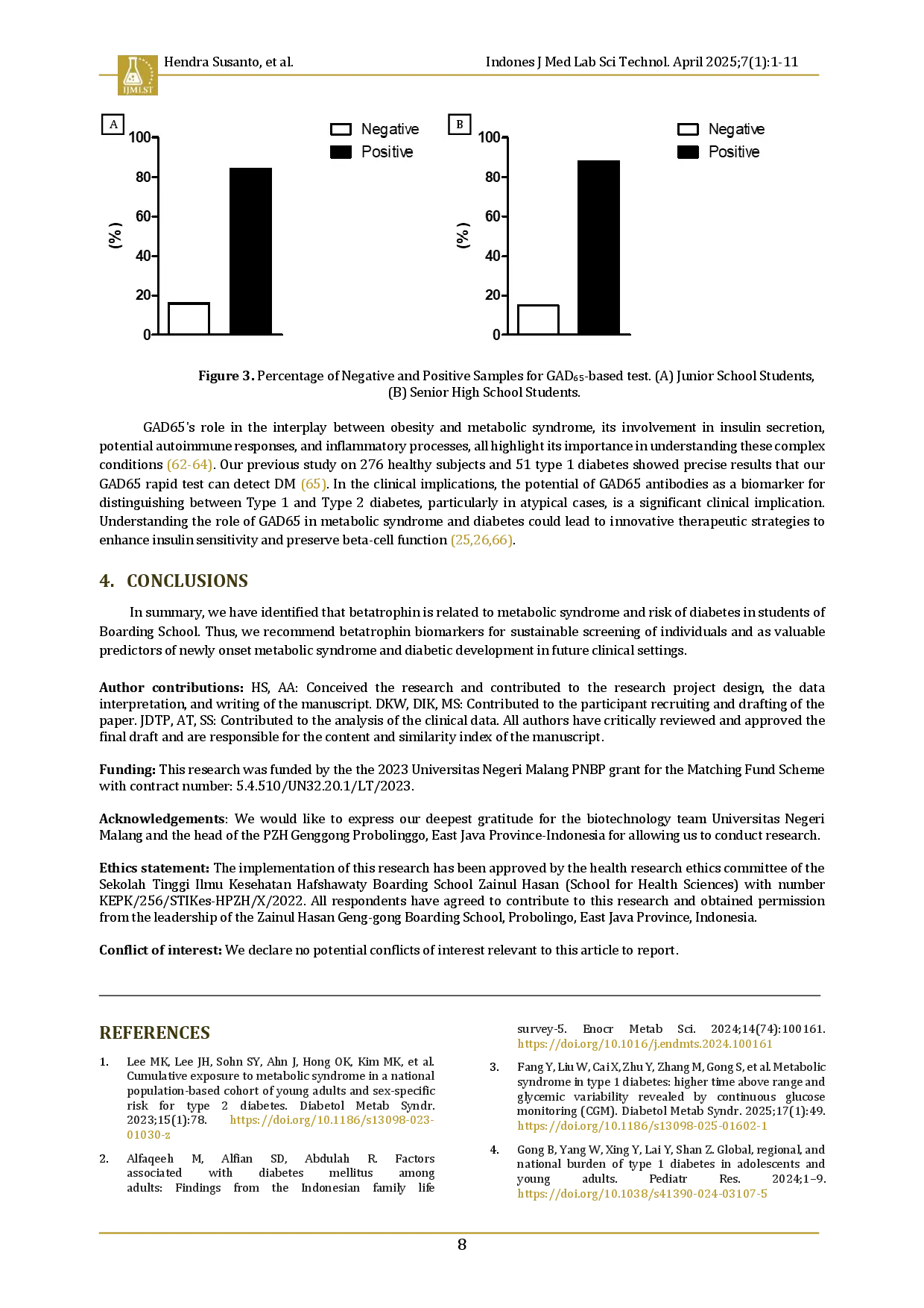 juris Betatrophin A promising biomarker for metabolic syndrome and diabetes mellitus risk screening in teenagers