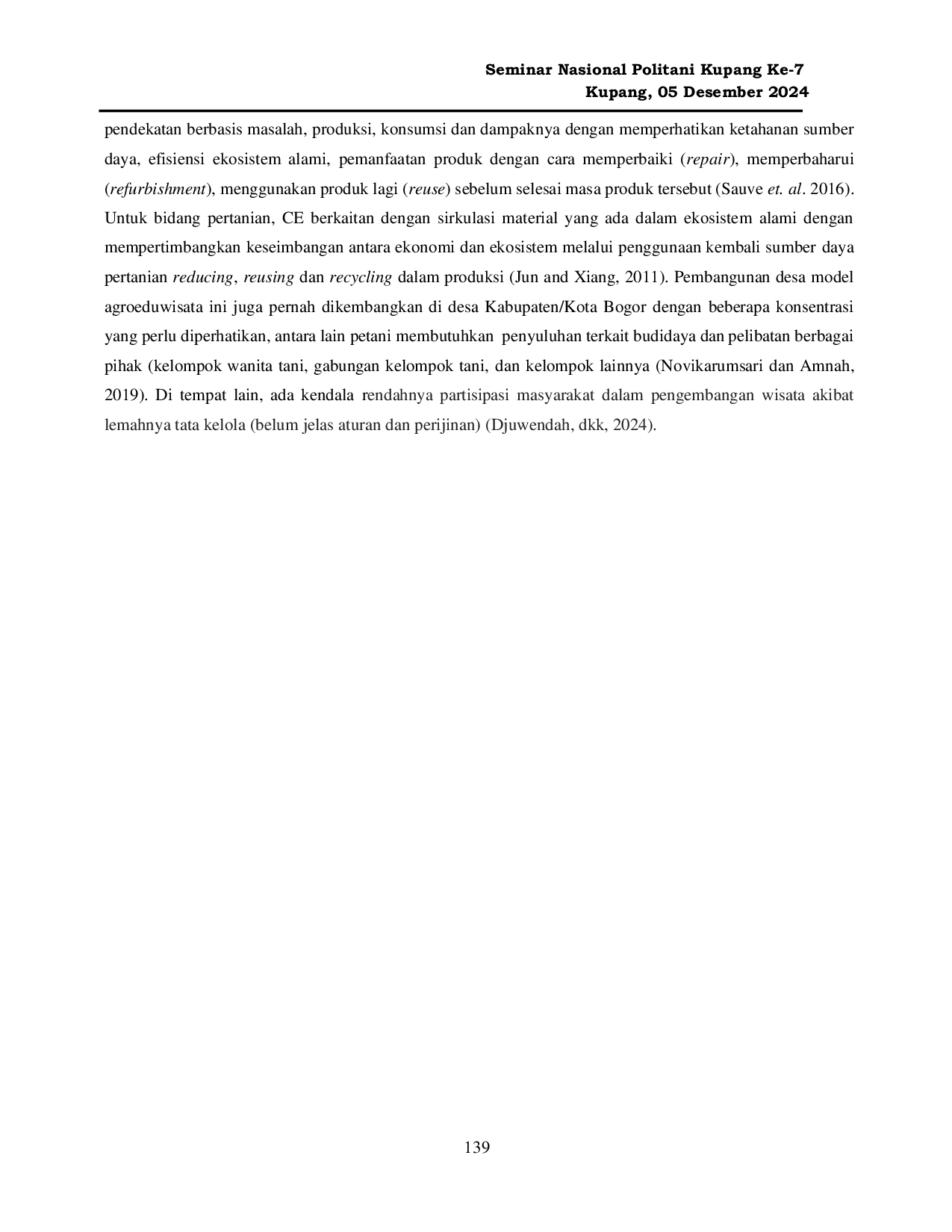 JURIS Kajian Rencana Pembangunan Desa Mandiri Dan Berkelanjutan