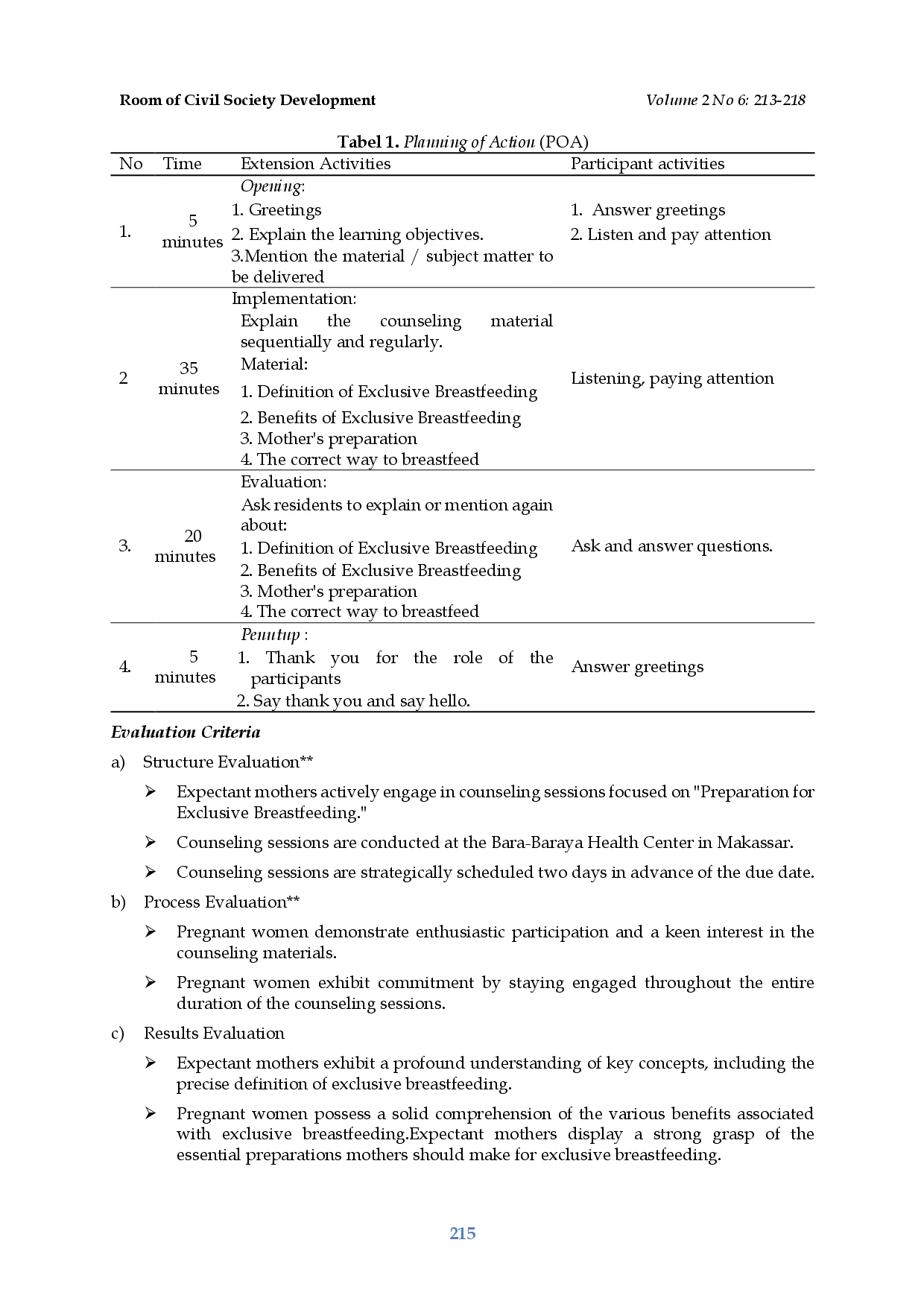 juris Health Education About Preparation Of Exclusive Breastfeeding For Pregnant Women