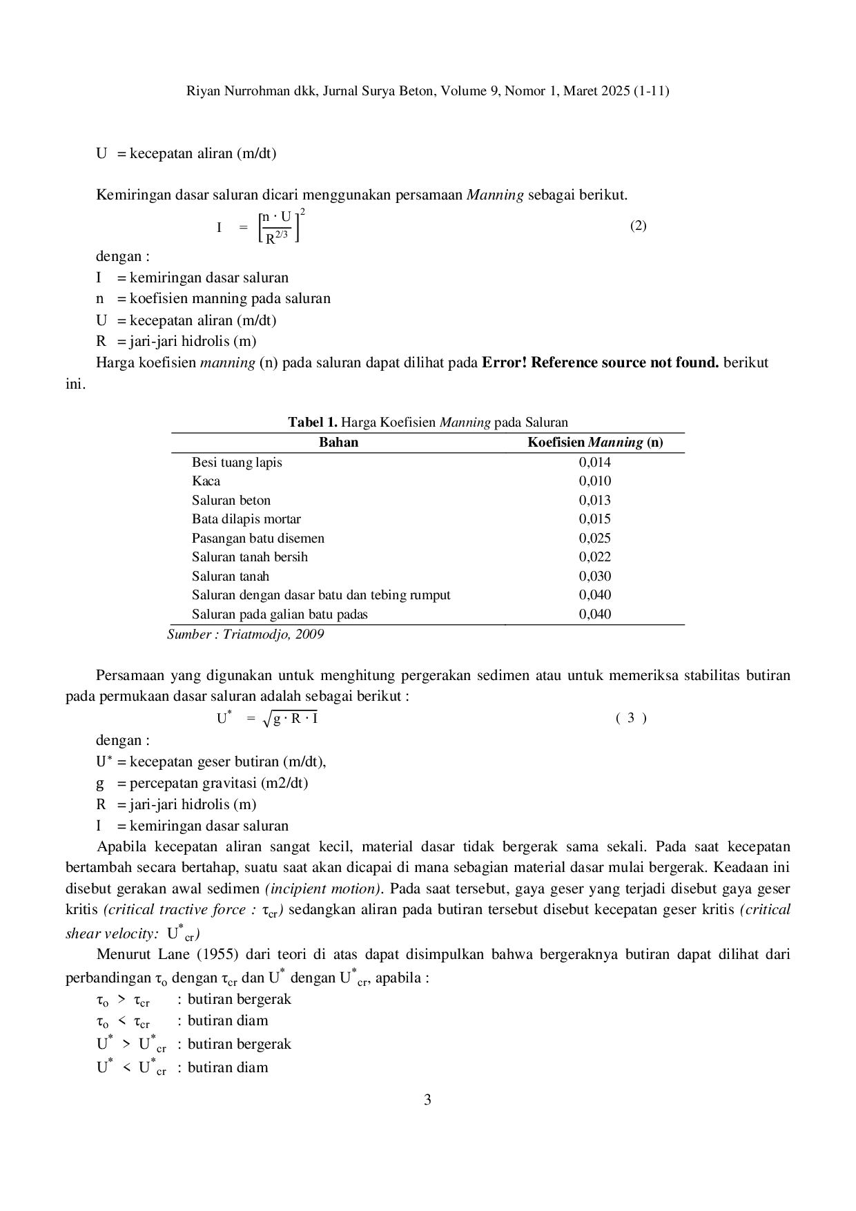 JURIS Analisis Angkutan Sedimen Dasar Bed Load pada Saluran Primer Bendung Kalisemo