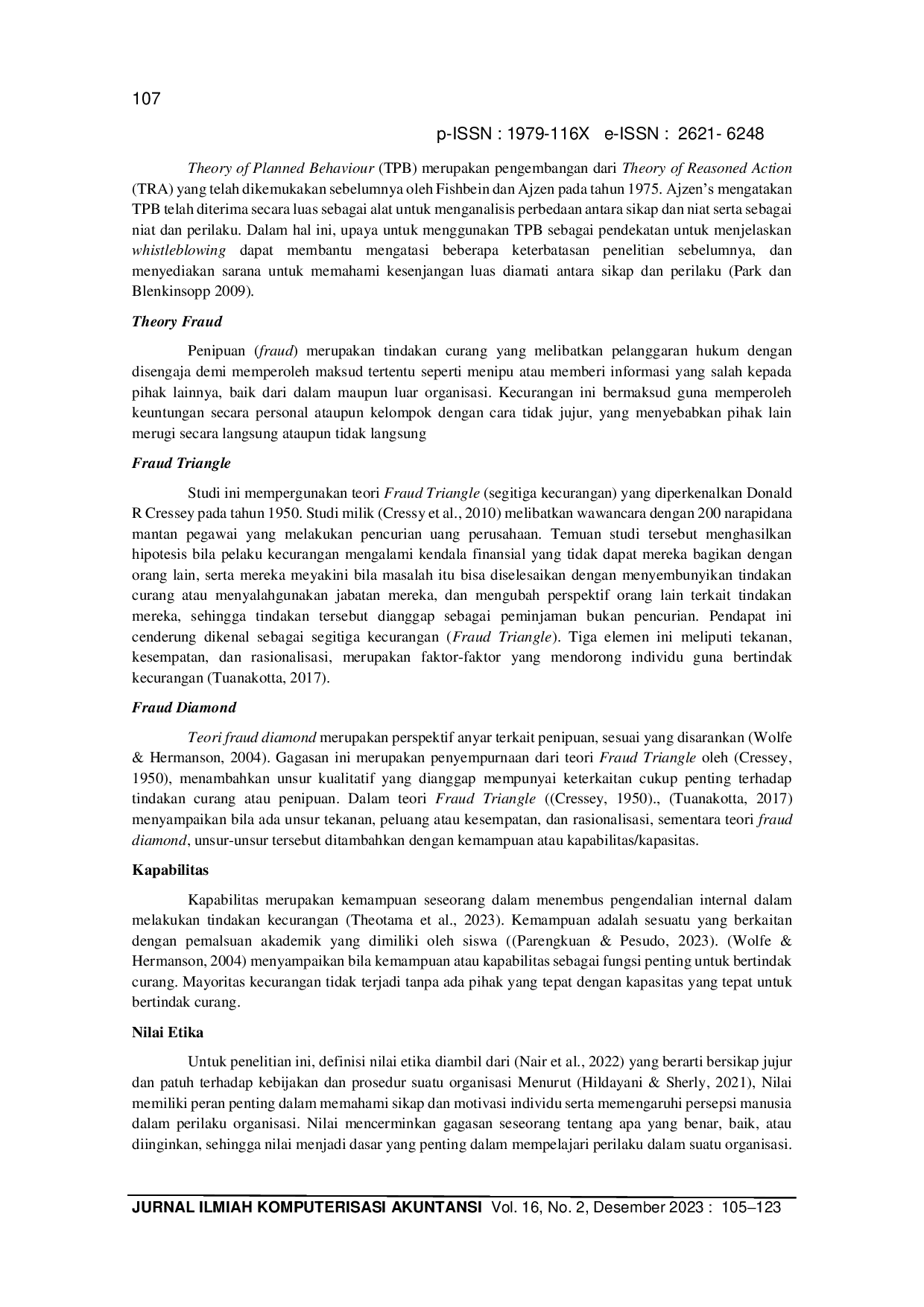 JURIS Peran Nilai Etika Memoderasi Faktor Faktor Pencegahan Kecurangan Studi Kasus Pada Grup PT Asvia Laguna Medis