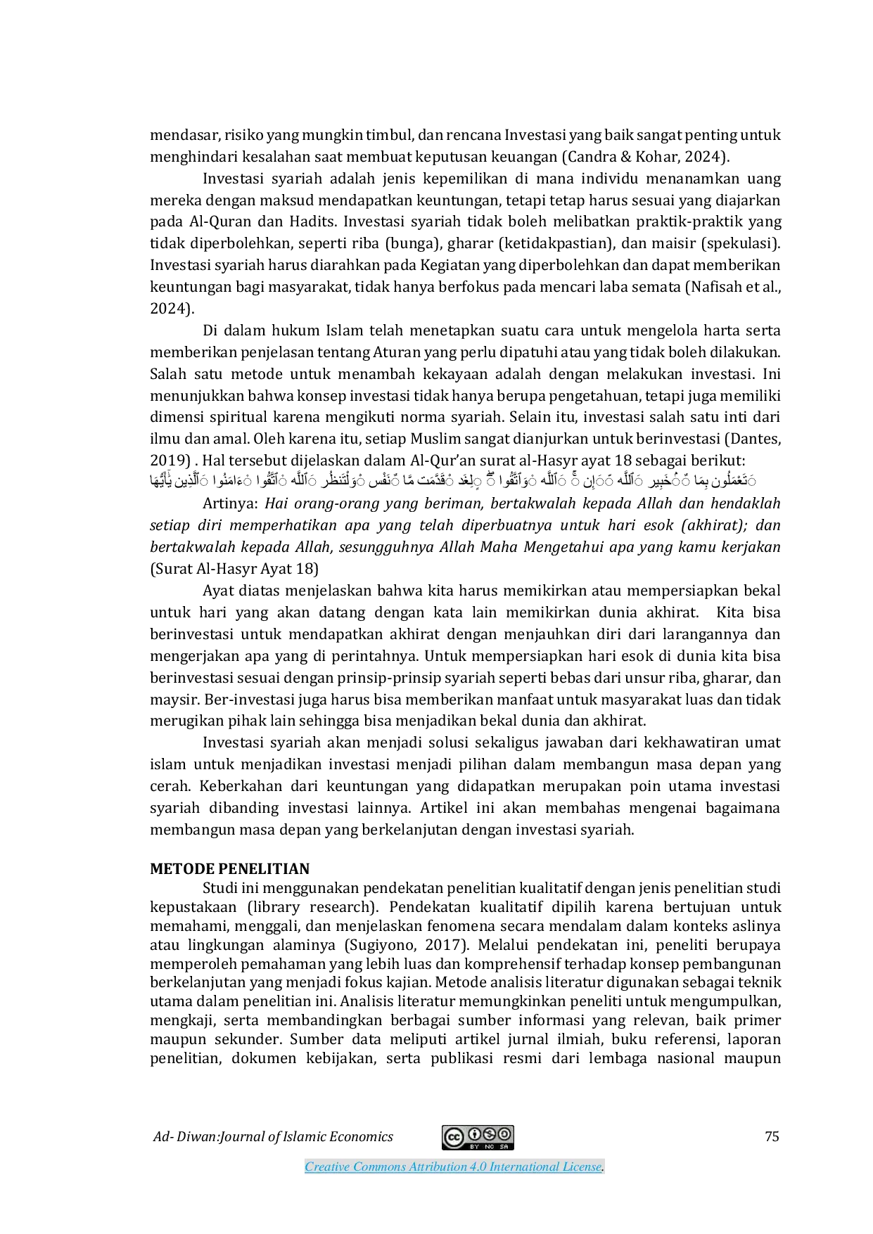 JURIS Membangun Masa Depan yang Berkelanjutan dengan Investasi Syariah