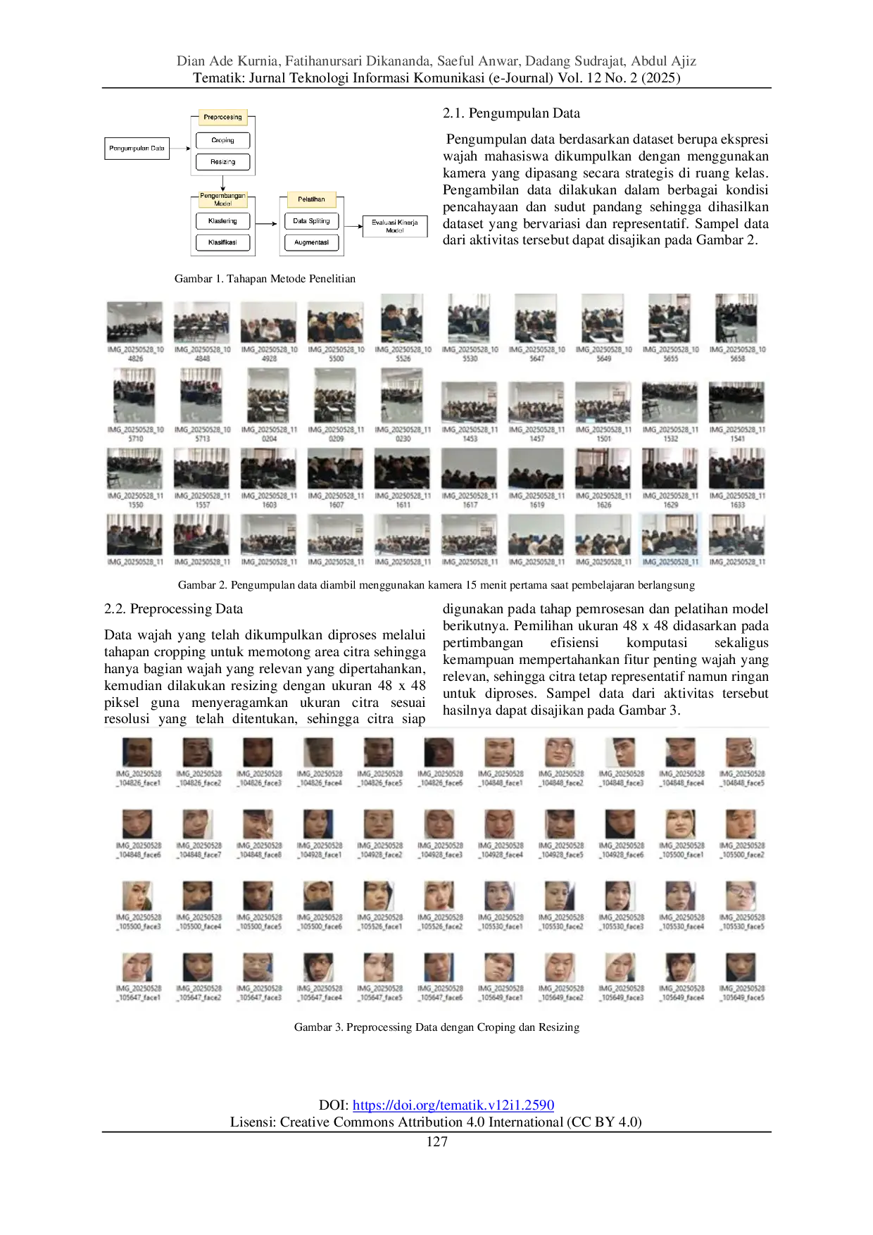 JURIS Perbandingan Kinerja VGG 16 dan ResNet untuk Pengenalan Ekspresi Wajah Mahasiswa Berbasis CNN pada Smart Learning Environment