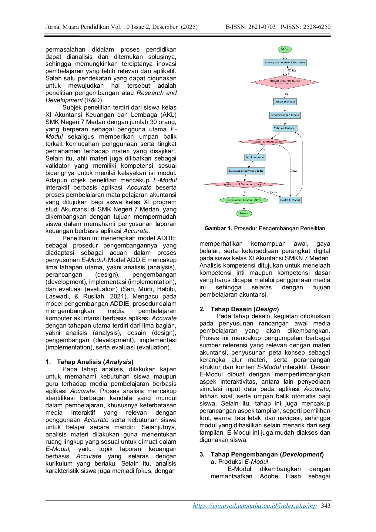JURIS Validitas Media Pembelajaran E Modul Accurate Pada Mata Pelajaran Komputer Akuntansi