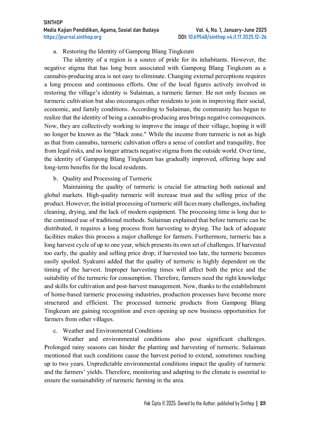 JURIS Lamteuba In Transition A Socio Historical Perspective on Agricultural Cultural Change
