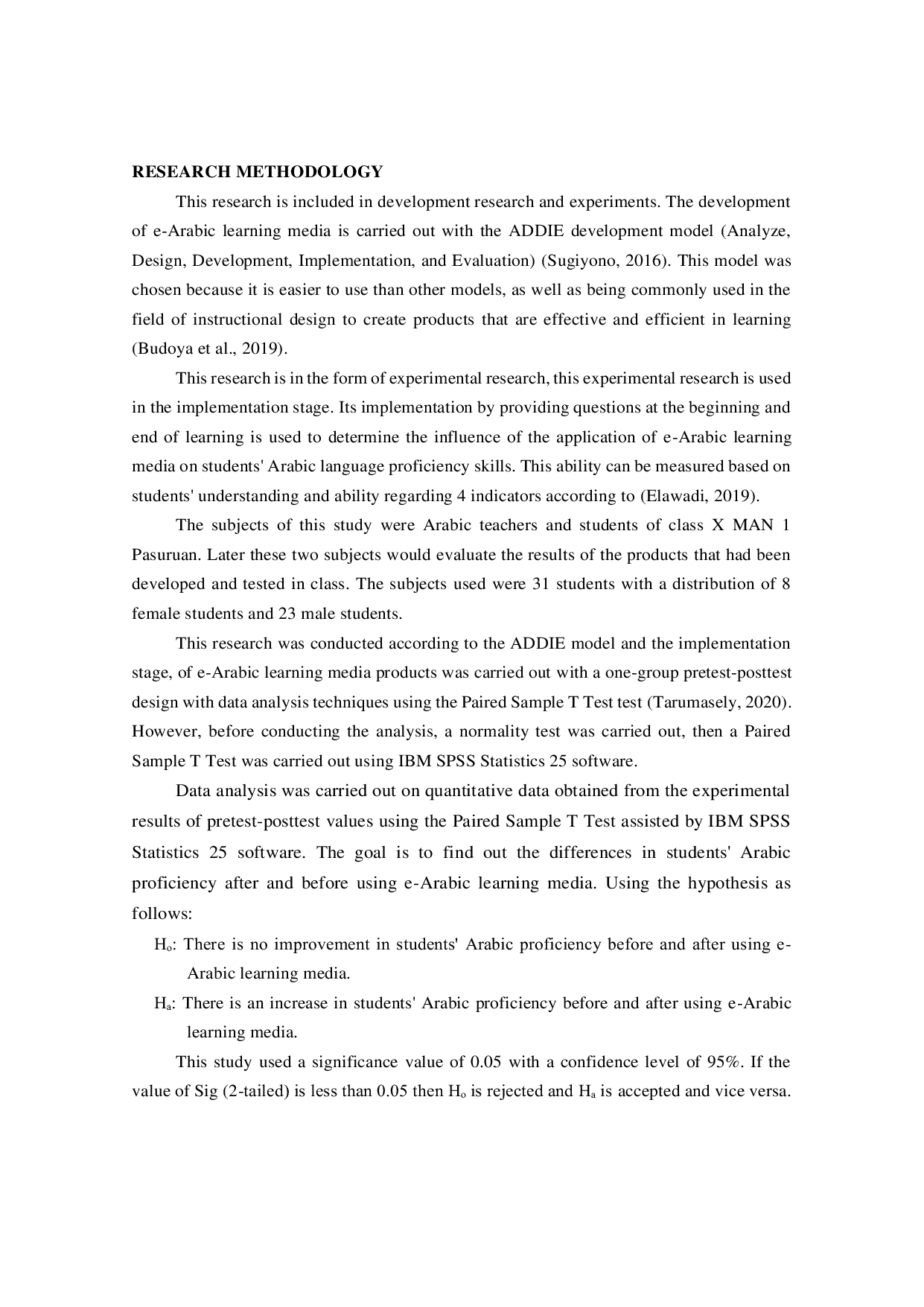 JURIS The Development of Innovative Arabic Matriculation Learning Media Based on Google Sites to Improve The Arabic Proficiency of MAN 1 Pasuruan Students