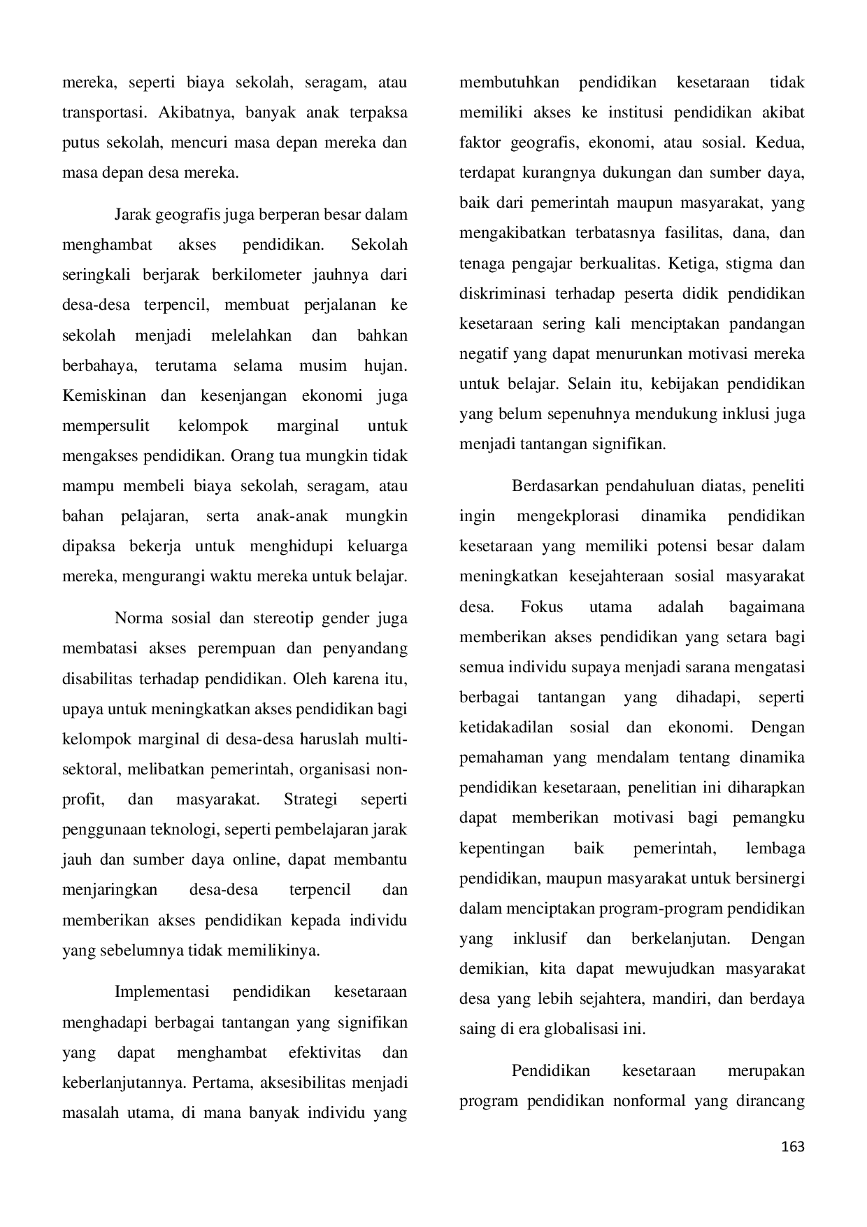 JURIS Direktorat pendidikan kesetaraan MEMAHAMI DINAMIKA PENDIDIKAN KESETARAAN DALAM PEMBERDAYAAN MASYARAKAT DESA PKBM RUMAH PINTAR KARANGHARJO SILO JEMBER