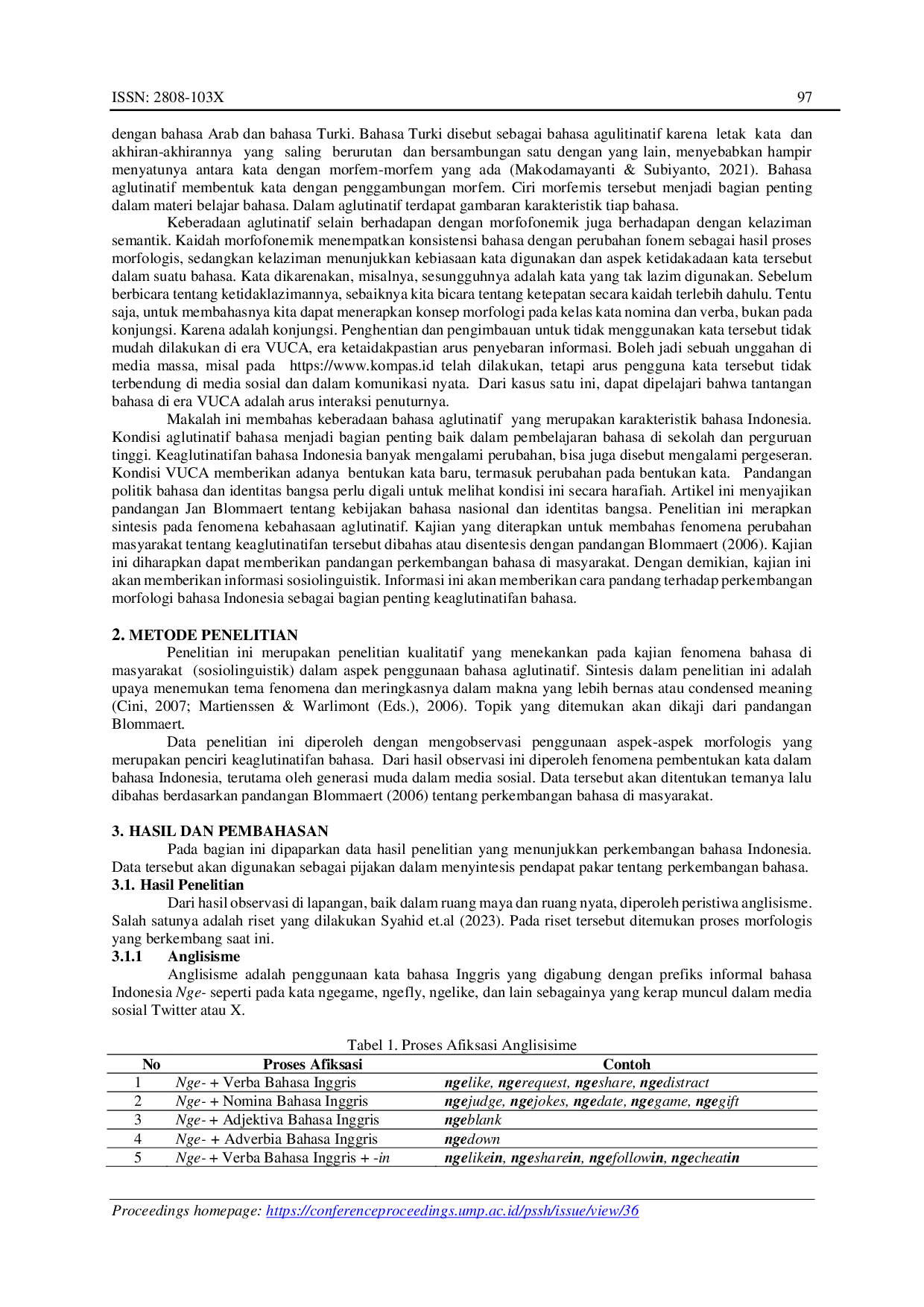 JURIS Tantangan Bahasa Aglunatif di Era VUCA Visi Blommaert tentang Perkembangan Bahasa