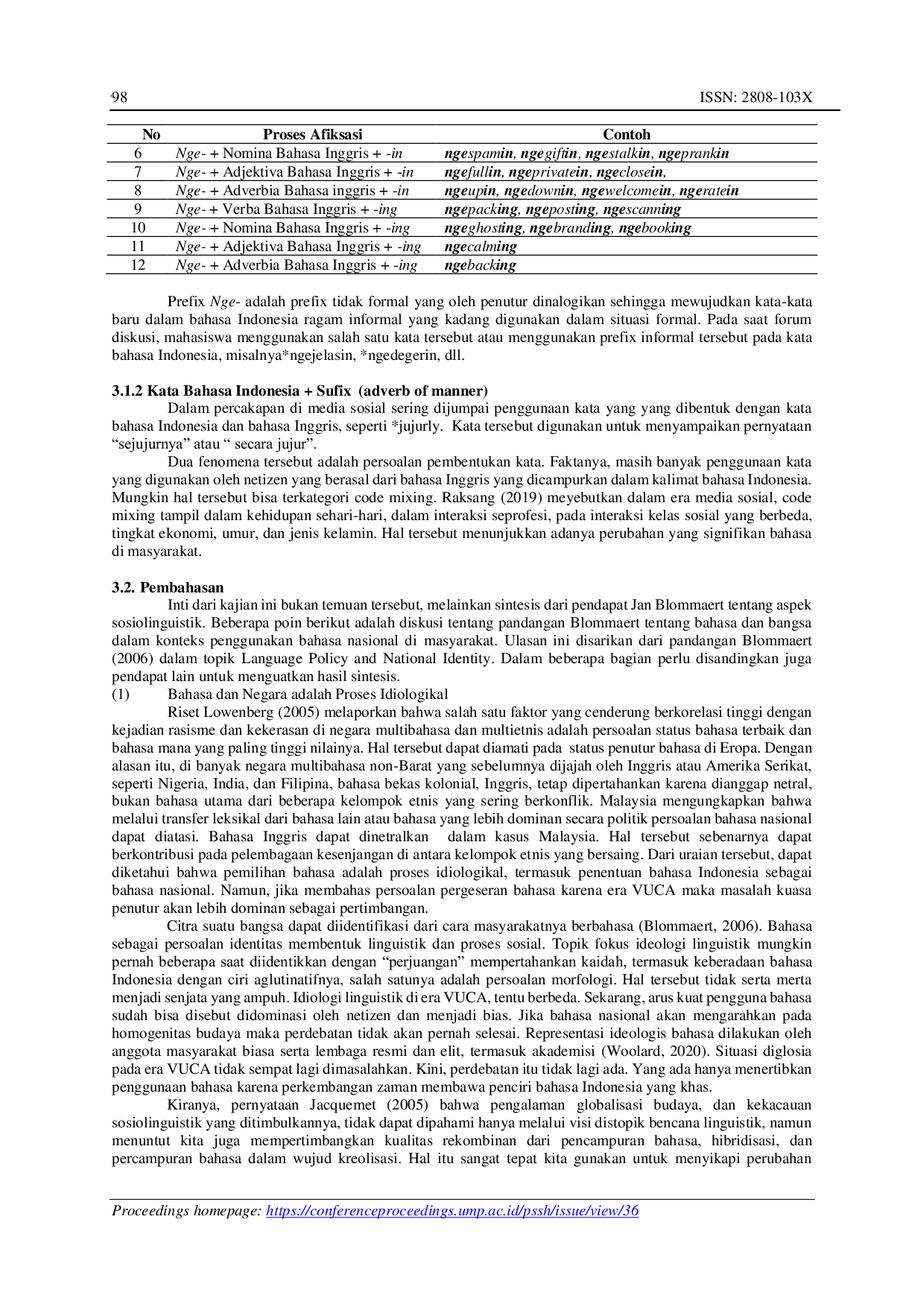 JURIS Tantangan Bahasa Aglunatif di Era VUCA Visi Blommaert tentang Perkembangan Bahasa