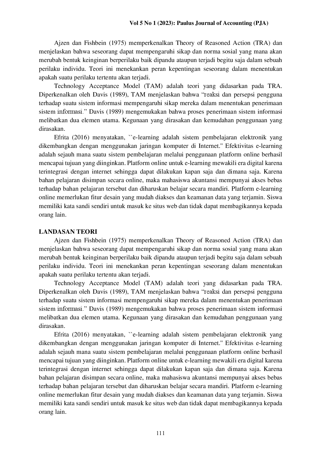 juris Persepsi Mahasiswa Akuntansi Terhadap Efektivitas E Learning Dengan Fitur Desain