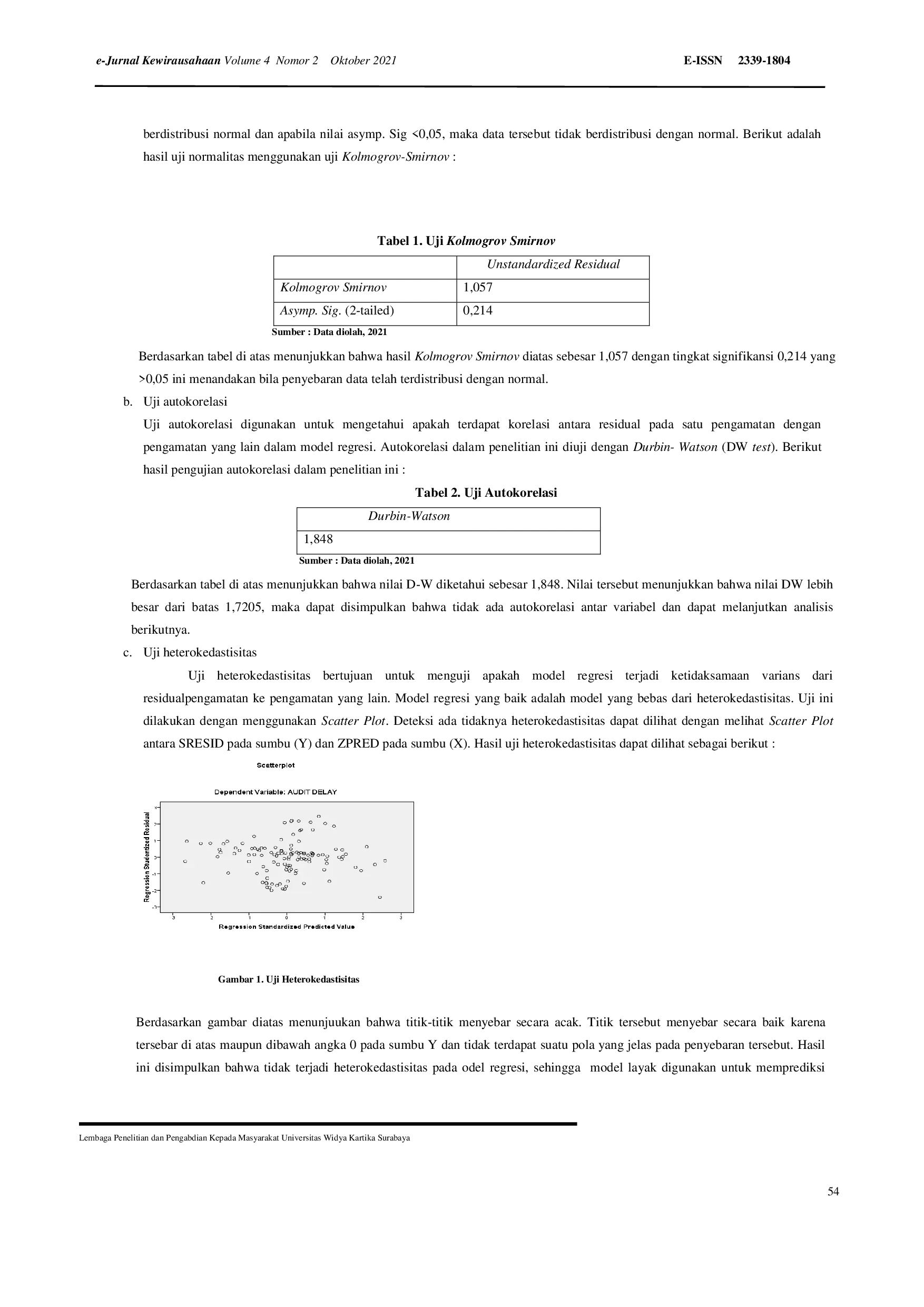 JURIS Analisis Profitabilitas Ukuran Perusahaan Dan Reputasi Kap Terhadap Audit Delay