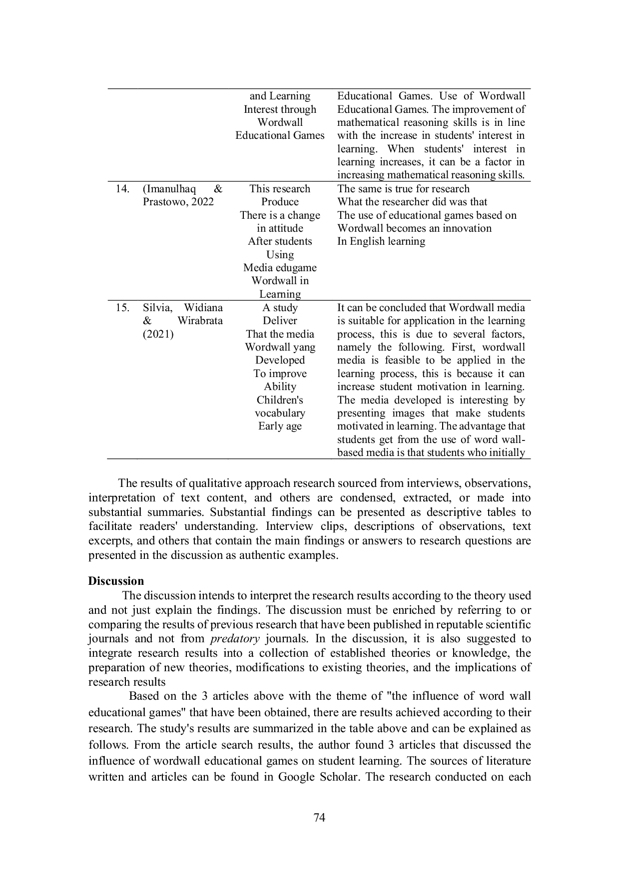 JURIS Harnessing Technology in Education The Effectiveness of Wordwall Games in Enhancing Students Engagement