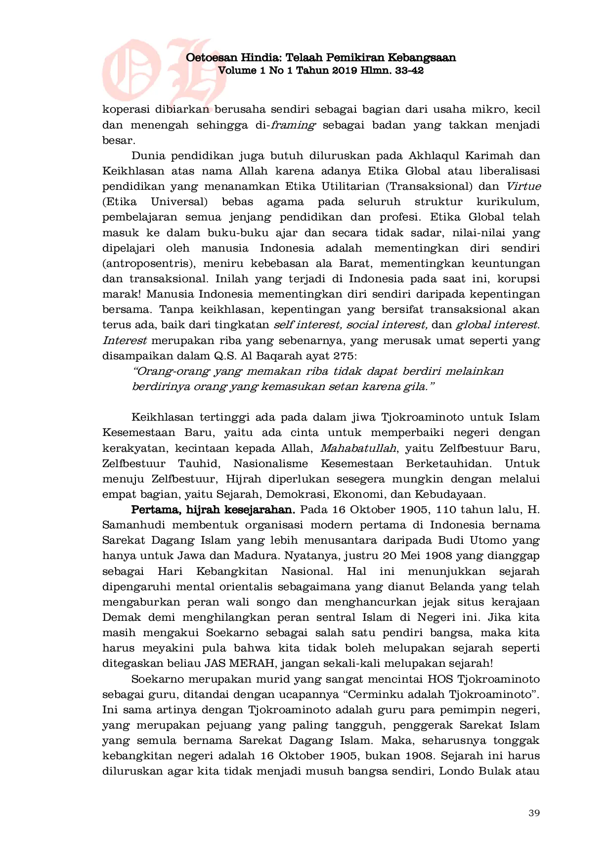 JURIS Jang oetama yang hidup