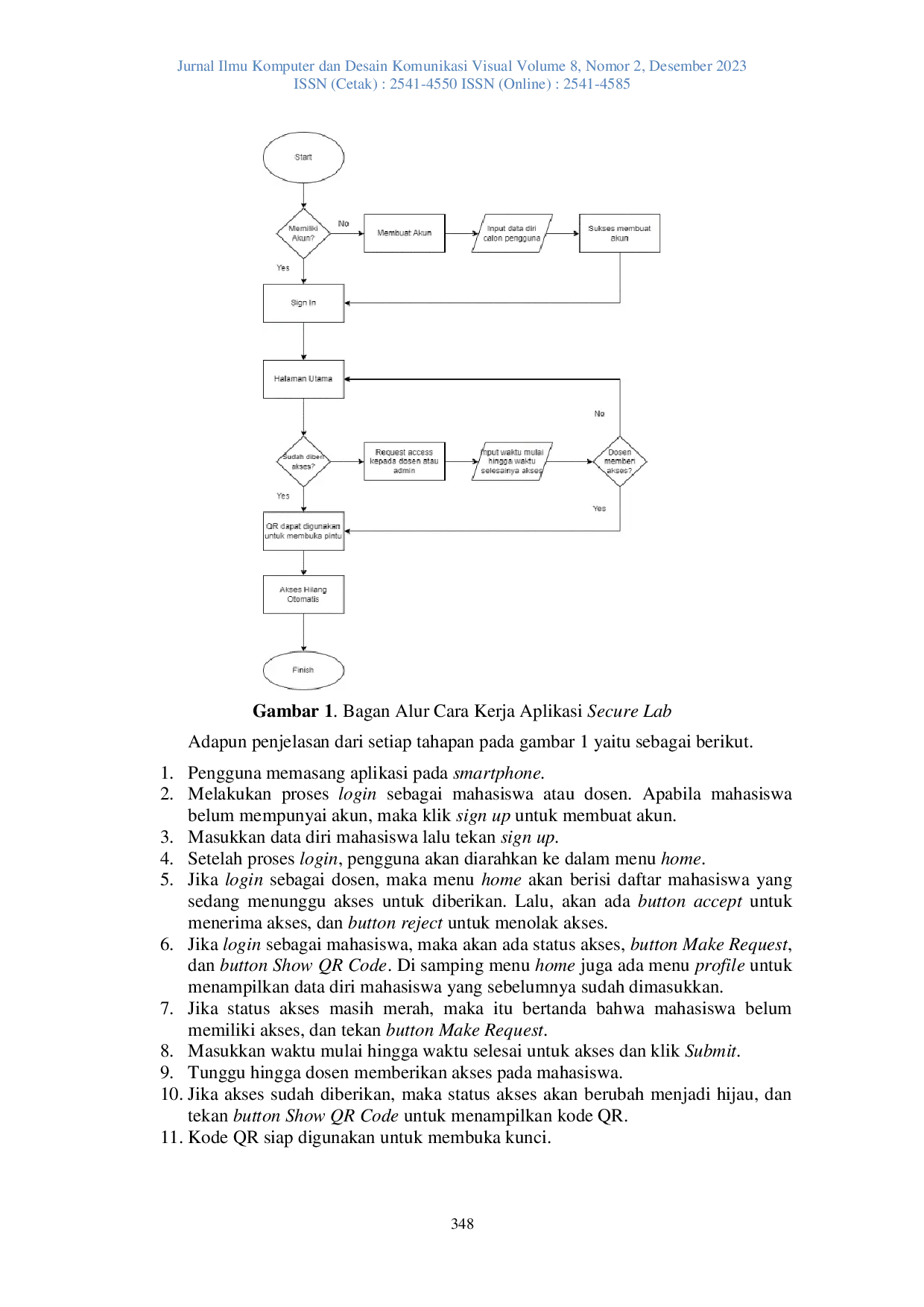 JURIS Design of a Mobile Secure Lab Application in the Telecommunications Laboratory Room at the Jakarta State Polytechnic