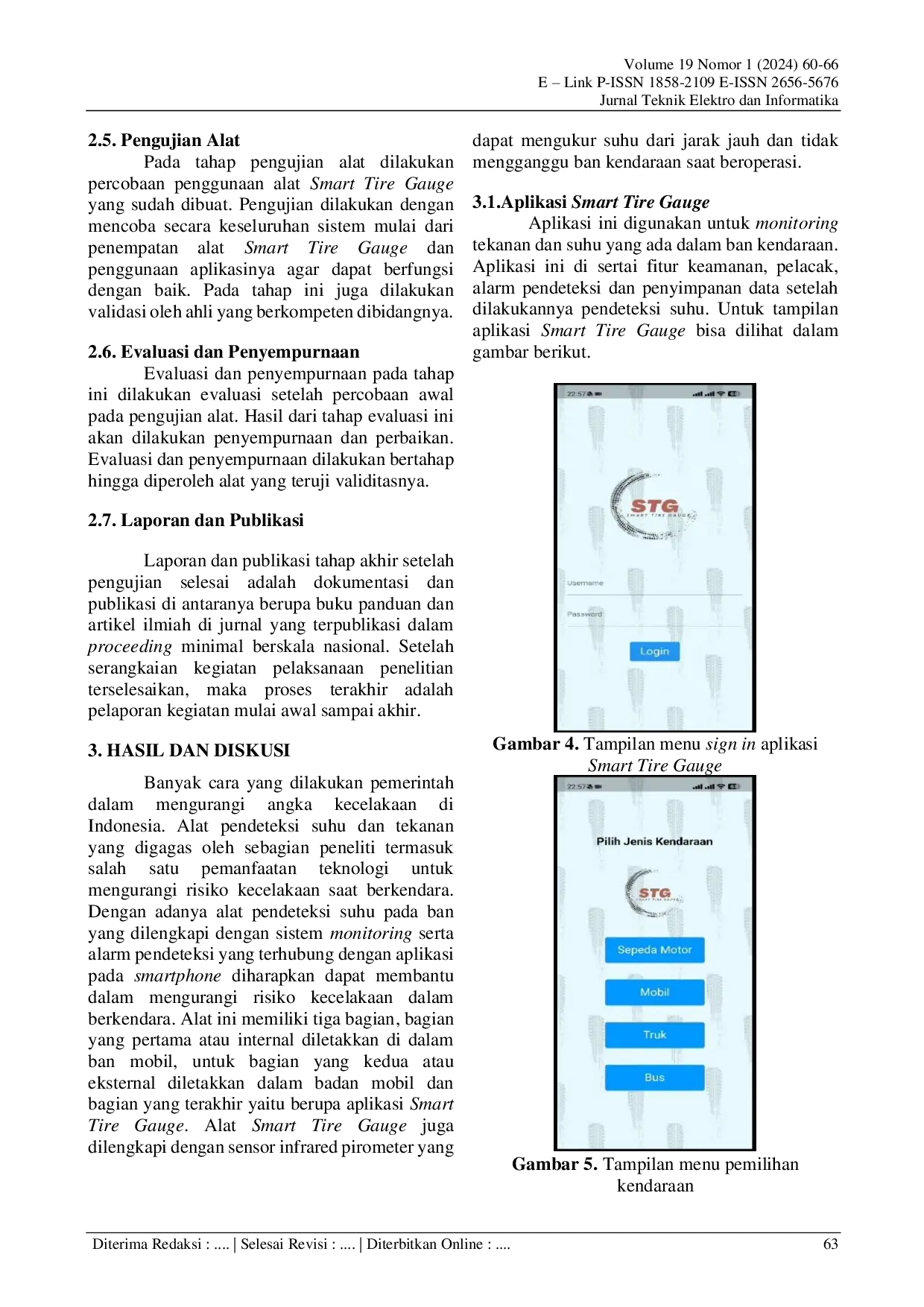 JURIS Teknologi Pendeteksi Suhu Pada Ban Kendaraan Berbasis Sensor Infrared Pyrometer Untuk Mengurangi Risiko Kecelakaan Akibat Pecah Ban