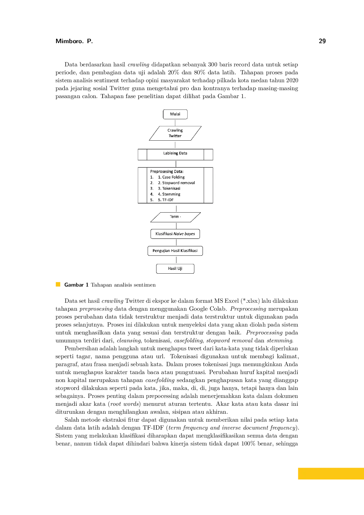 JURIS Sentimen Twitter terhadap PILKADA kota Medan menggunakan metode Naive Bayes
