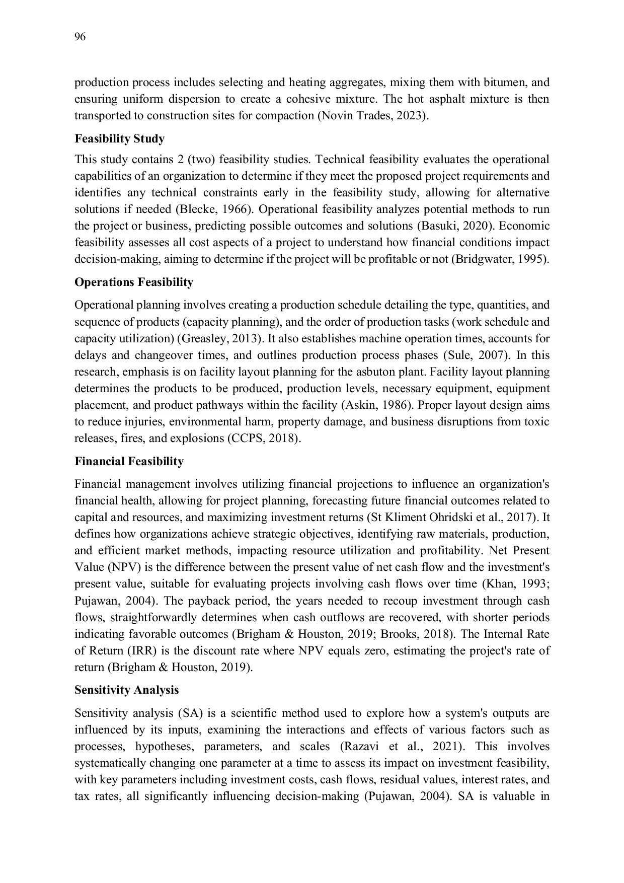 JURIS Feasibility Study of Bitumen Asphalt Asbuton Plant in Mass Production Scale