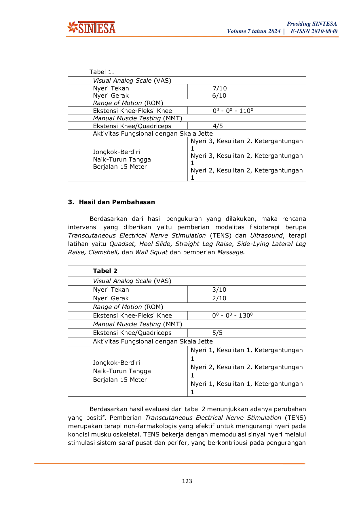 JURIS Penatalaksanaan Fisioterapi Pada Kasus Jumper s Knee Pada Atlet Basket