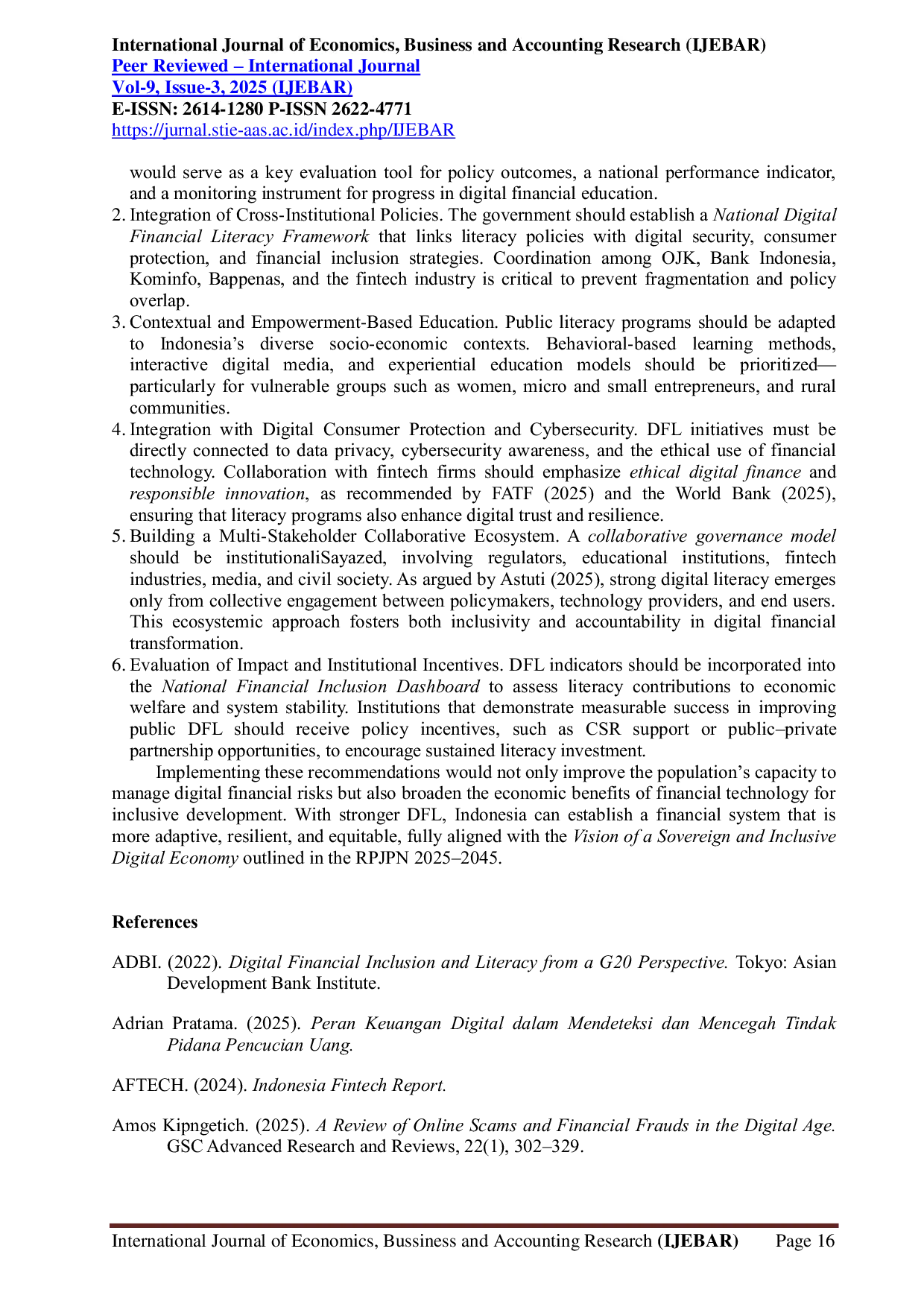 JURIS Digital Financial Literacy and Financial Inclusion in Indonesia s Digital Economy