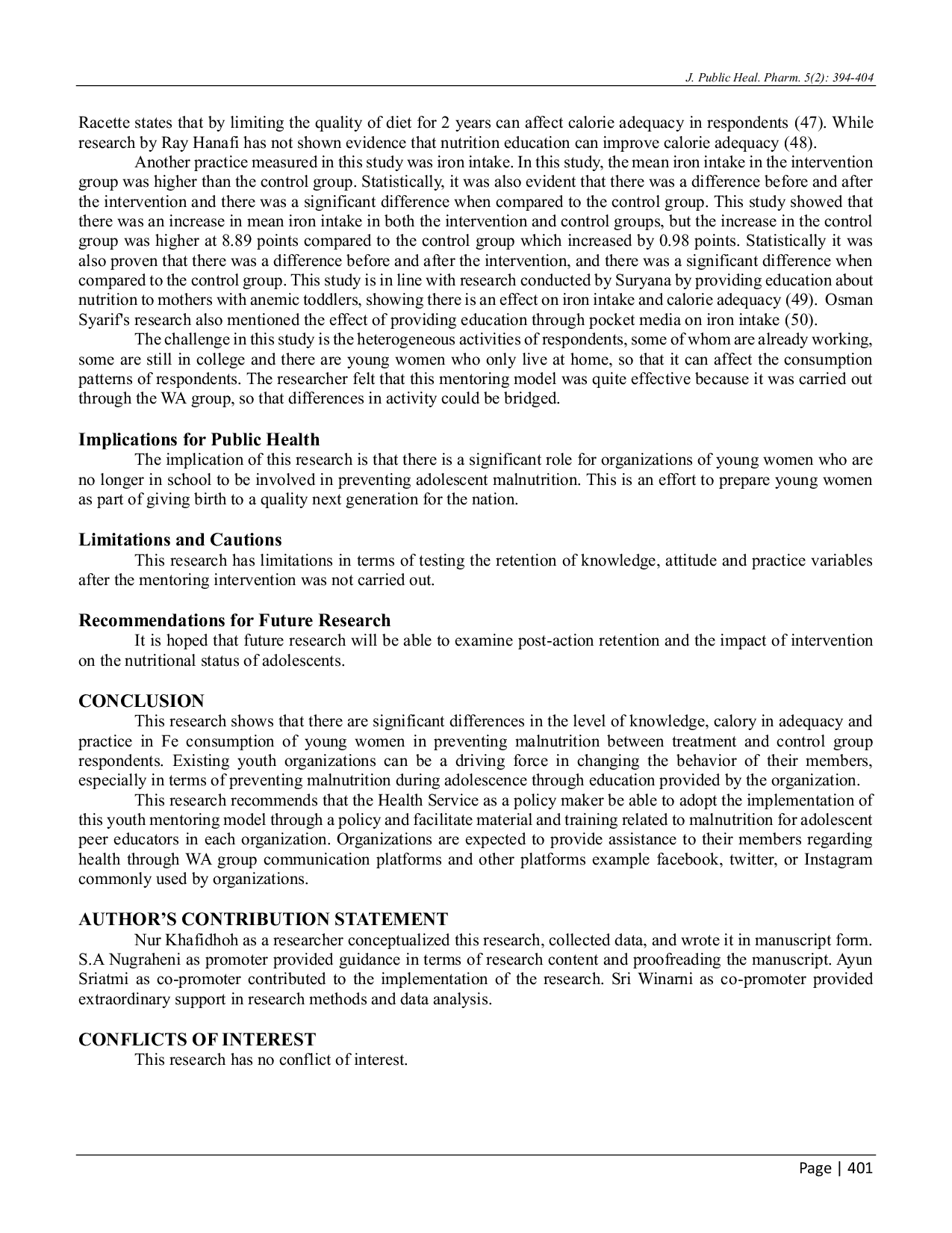 JURIS Empowering Adolescent Girls Through Social Organisation Based Mentoring to Prevent Malnutrition