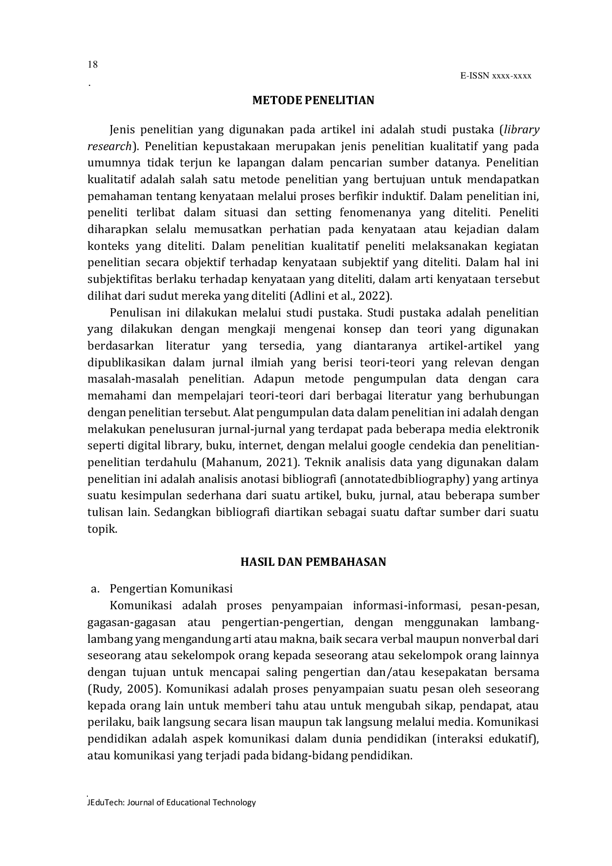 JURIS Sistematic Literatur Review Slr Hambatan Dalam Komunikasi Pendidikan