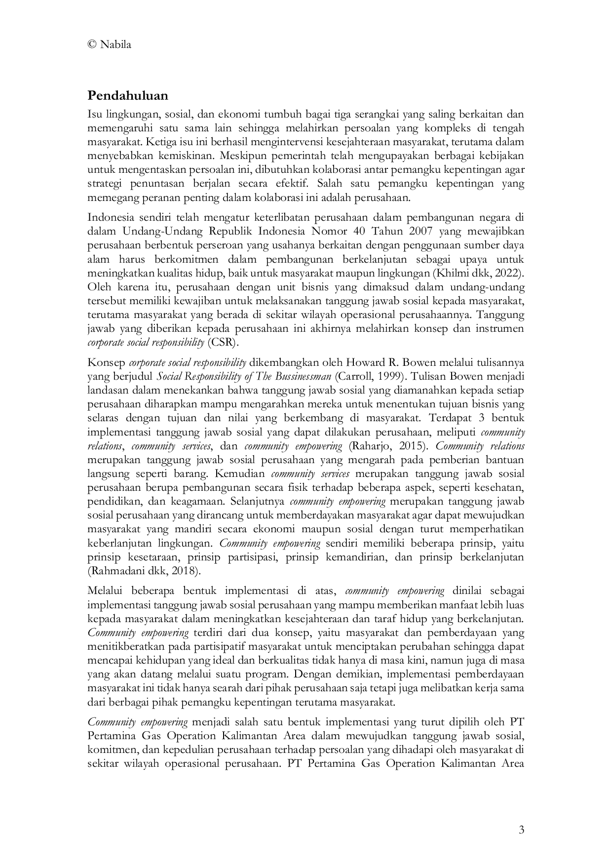 JURIS Development of Ecotourism to Agrotourism An Innovative Strategy for Community Empowerment Programs in Martadinata Village