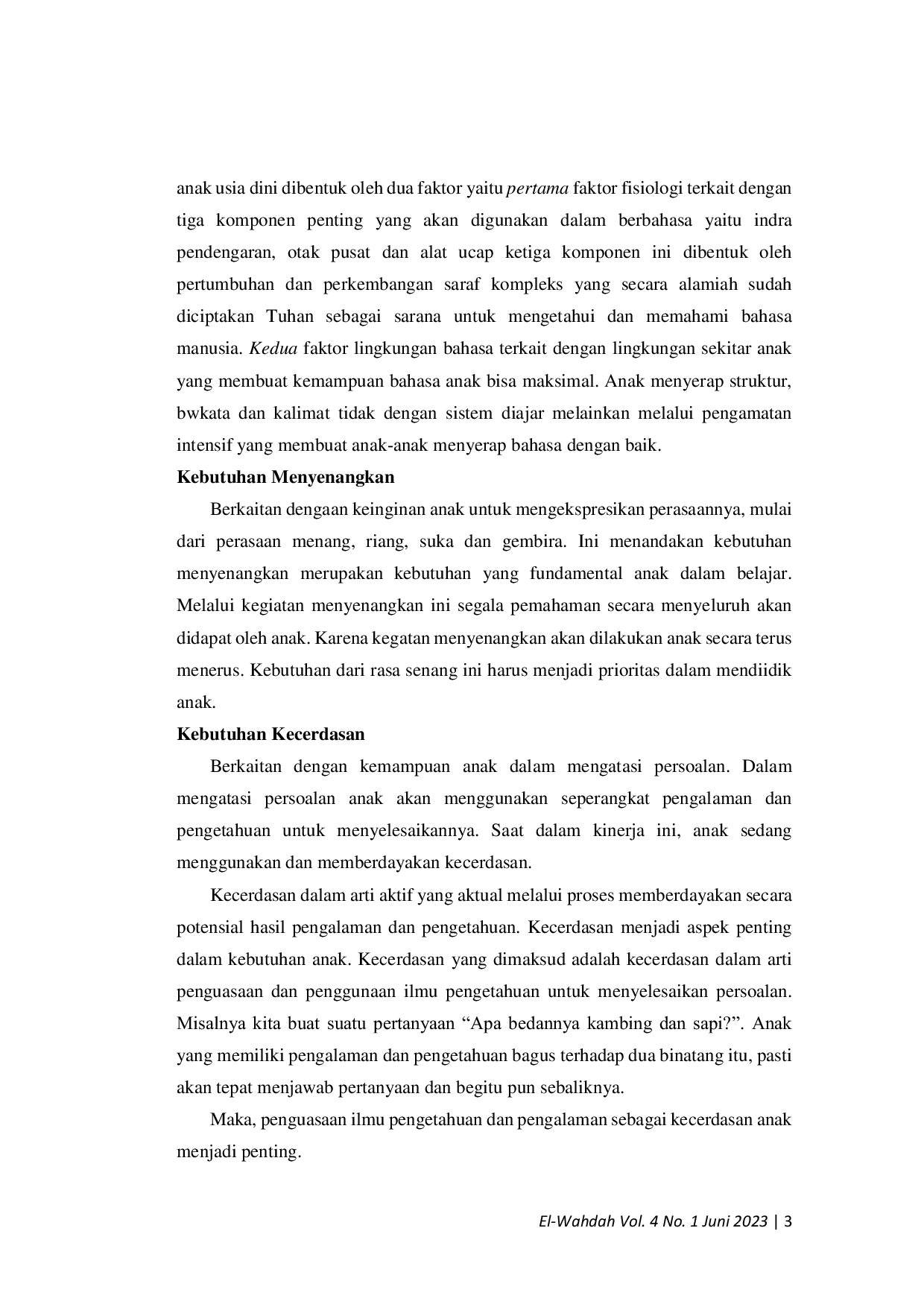 JURIS Metode Mendongeng Kreatif Dan Inovatif Untuk Anak Usia Dini