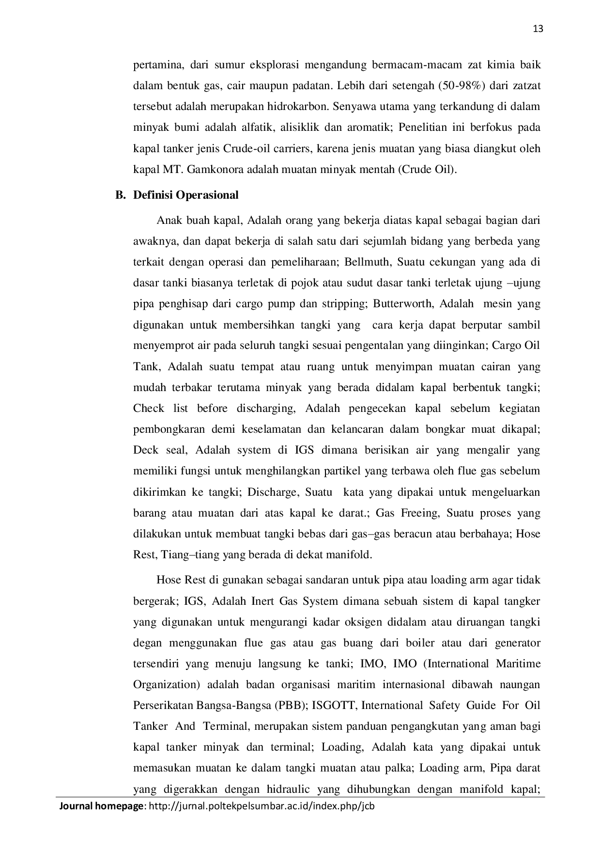 JURIS Peningkatan Performa Pembongkaran Muatan Buco Di MT Gamkonora